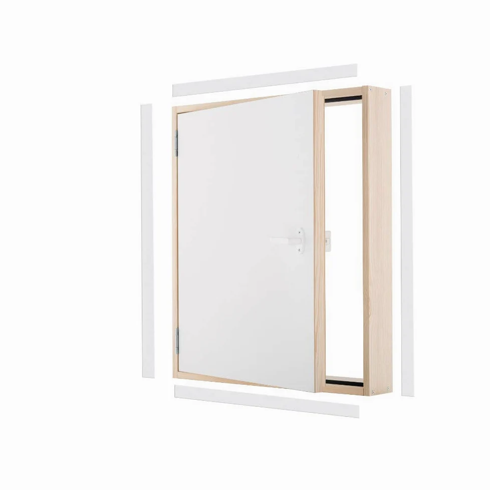 Porta a battente al ginocchio TERMO Ud = 1,22 W/m2*K Oman 80 x 60 in legno