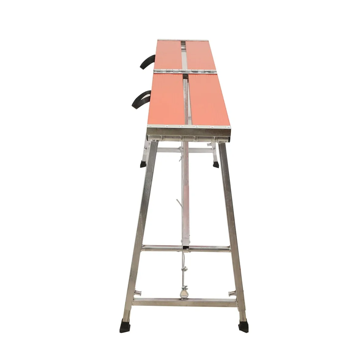 Piattaforma di Sicurezza Pieghevole in Alluminio, Piattaforma da Lavoro Regolabile 70-120cm, Carico 300kg, Antiscivolo, Ideale per Impalcatura e Uso Domestico o Professionale