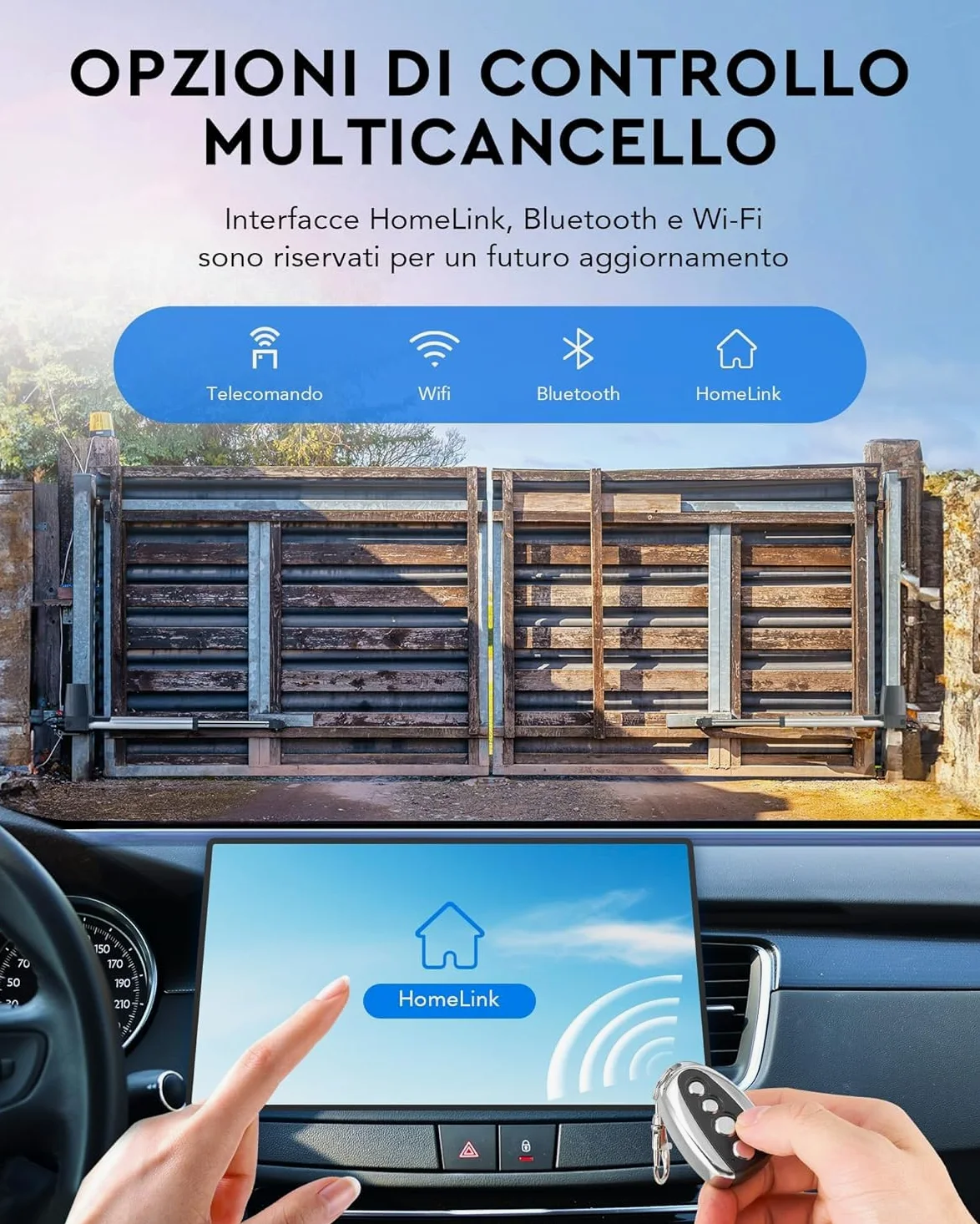 CO-Z Motore Cancello Battente 2 Ante Kit Automazione Cancello Battente con 2 Telecomandi per Porte Fino a 600kg 6m Cancello Automatico Battente con Sensori a Infrarossi Batteria Solare Compatibile