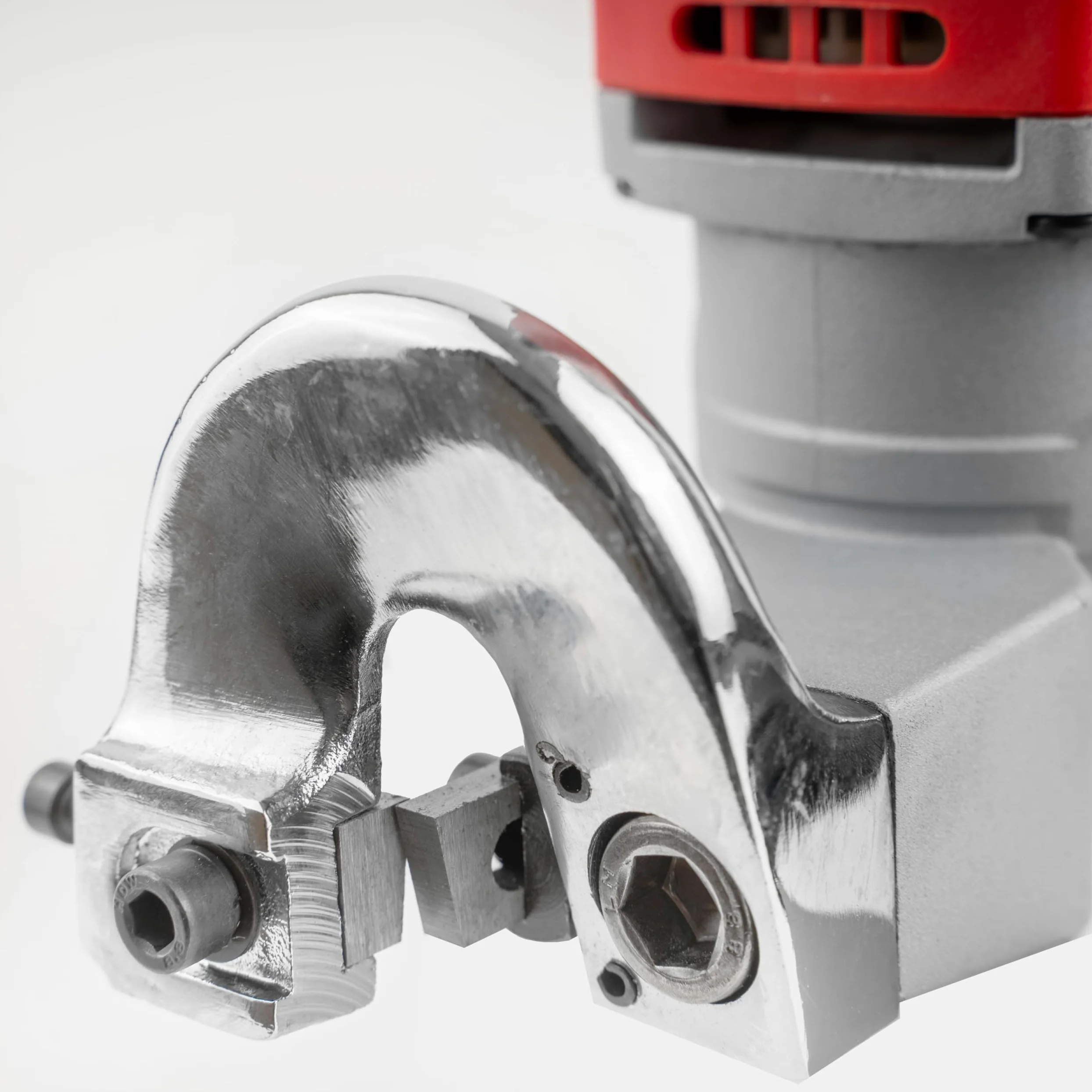 DELPHI Forbici elettriche per lamiera, 850 W, 220 V, qualità industriale, in acciaio inox, taglierina per metallo, taglio fino a 2,5 mm, piastra in acciaio da costruzione 2200 rpm