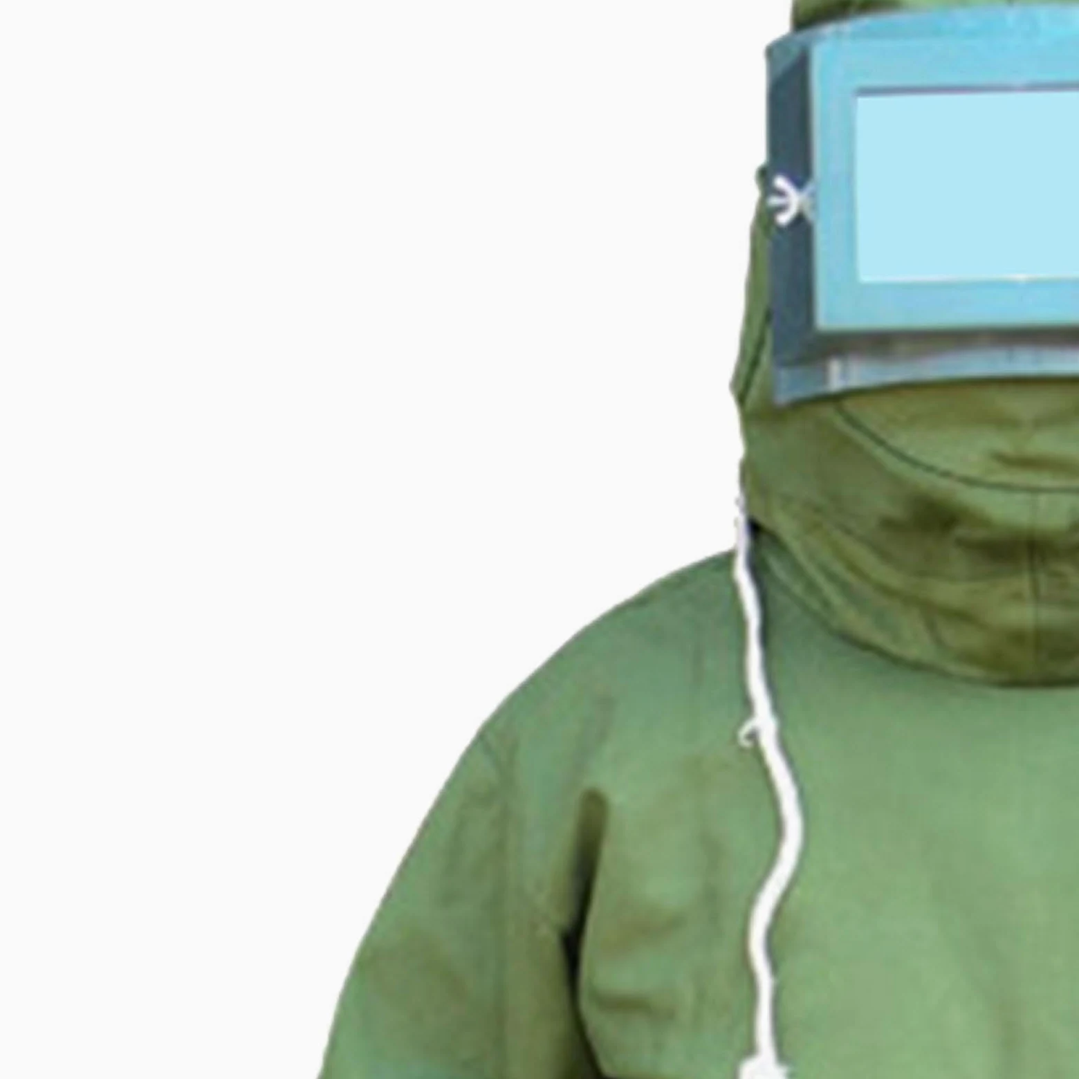 perfk Tuta per sabbiatura Tuta da lavoro Polsino elastico Abiti per sabbiatura Abiti protettivi per la pittura con sabbiatura per costruzioni, Verde