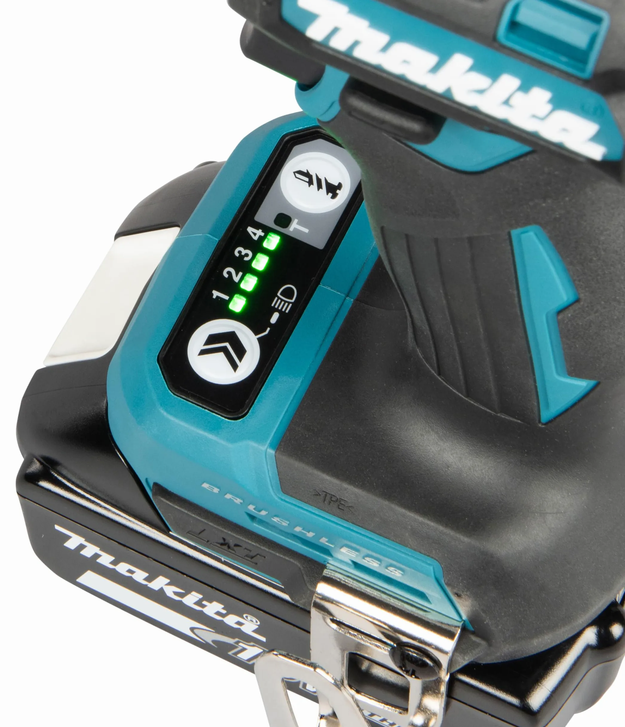 Makita Avvitatore a percussione a batteria DTD201Z, 18 V (senza batteria, senza caricatore)