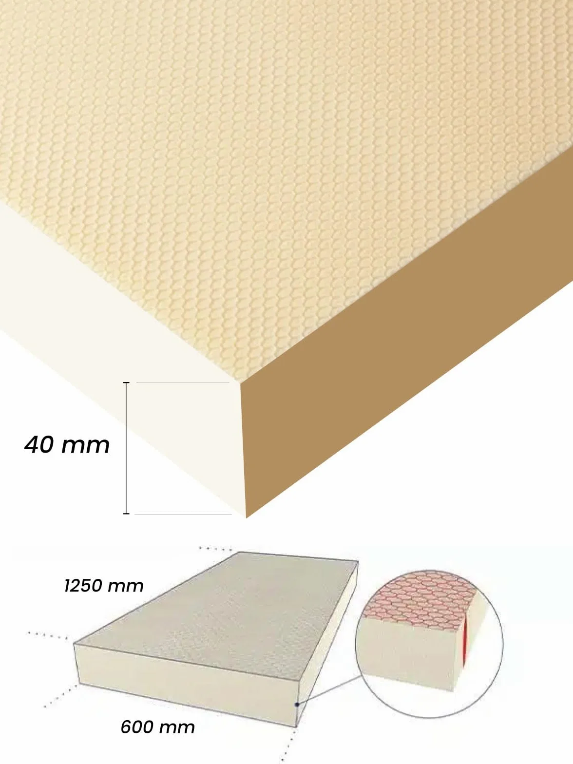 Isolante in polistirene estruso XPS con superfici ruvide conforme alla norma UNI EN 13164 (Spessore 4 cm (PACCO DA 6,75mq - 9 PANNELLI))