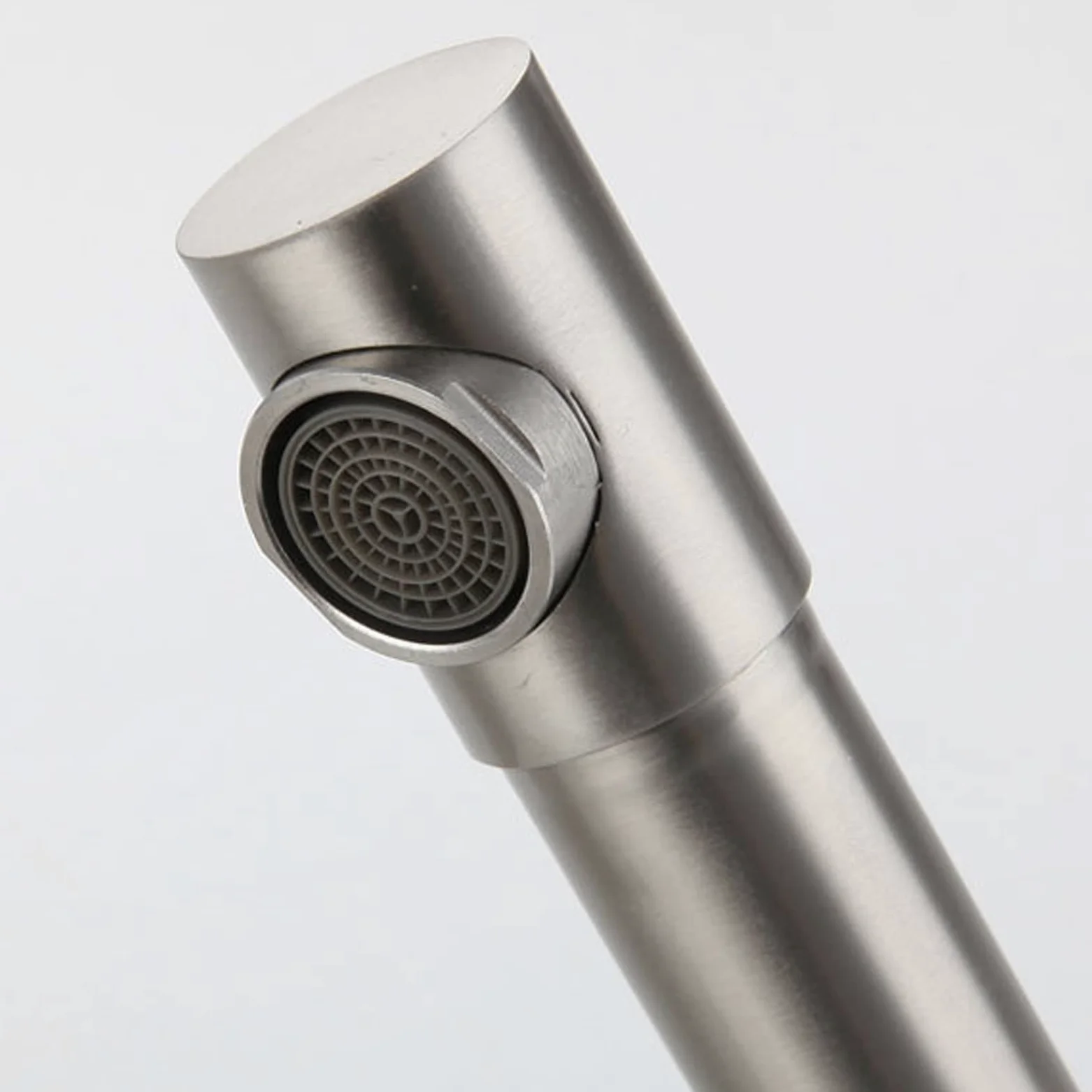 Rubinetto da cucina riempitivo for pentole, rubinetto for lavello pieghevole a parete in acciaio inossidabile Braccio oscillante a doppio snodo estensibile, maniglia singola 2 fori Rubinetto commercia
