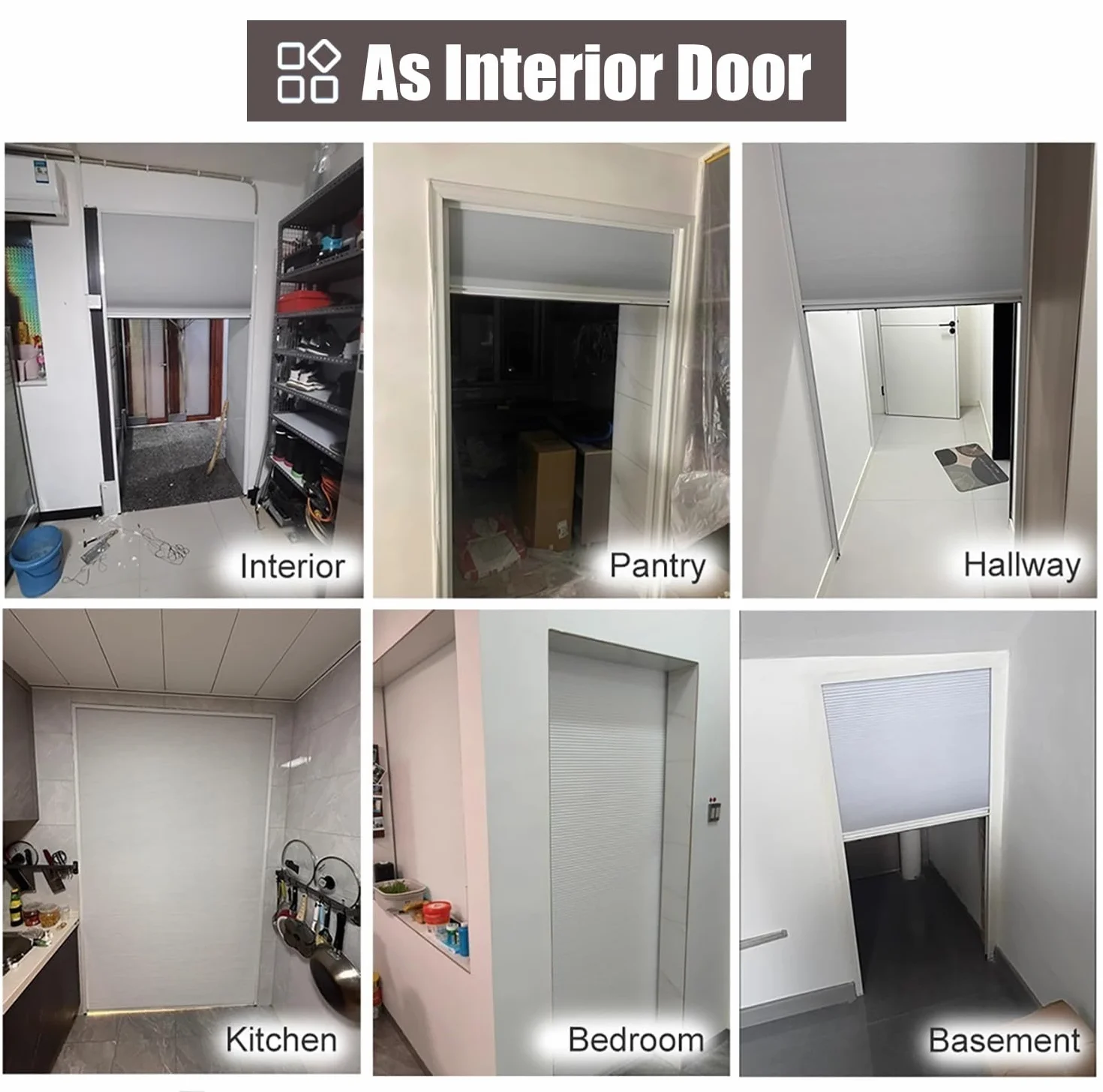 Porta a Soffietto da Interno Anta a Scomparsa per Piccoli Armadi/Porte, Anta a Soffietto per Mobili da Cucina, Anta Scorrevole per Divisorio per Guardaroba, Anta Divisoria per Dispensa(90x100cm/35.4x3
