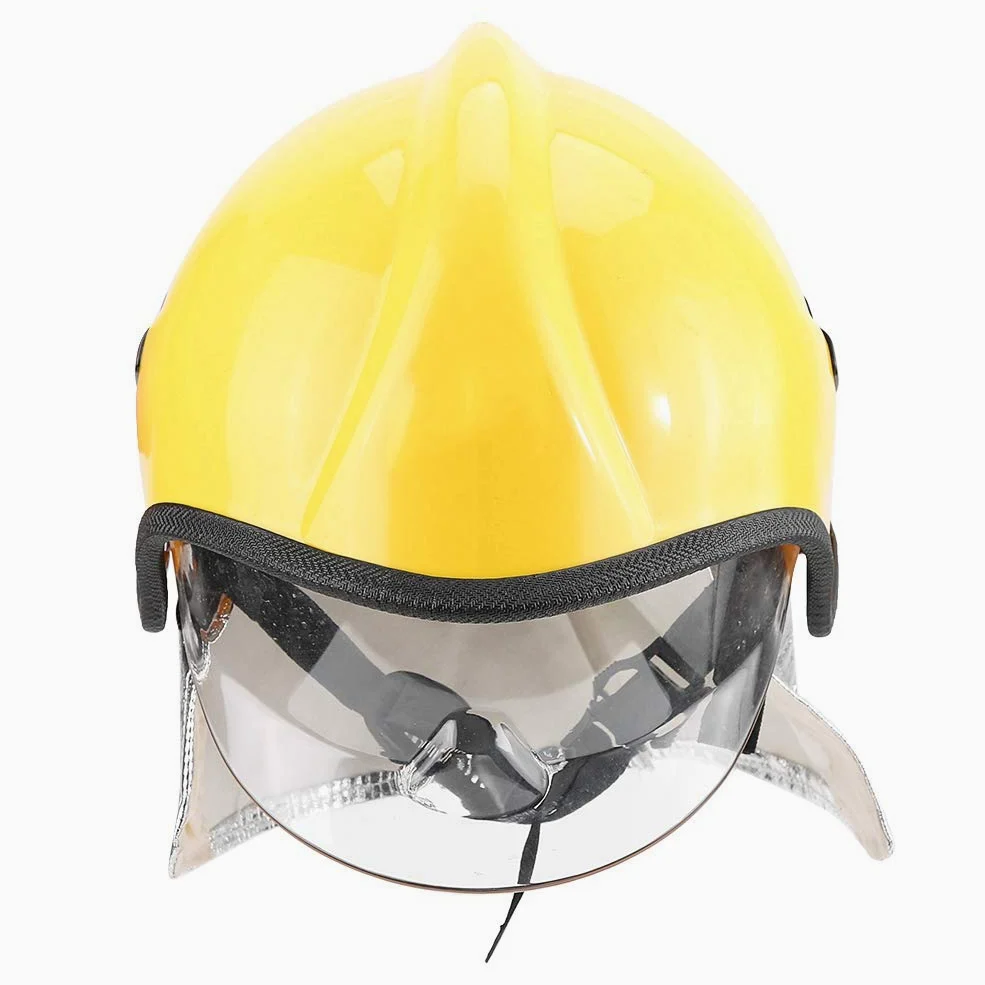 Ejoyous Casco Protettivo Ignifugo, Casco Integrale di Sicurezza Cappello di Salvataggio Resistente Al Calore Copricapo Protettivo per Pompiere
