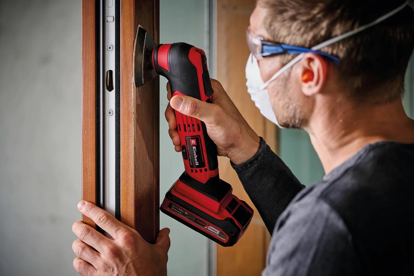 Utensile multifunzione Einhell TE-MG 18/1 Li - Solo Power X-Change (18 V, 3 funzioni, mandrino magnetico, accessorio incluso, batteria esclusa)