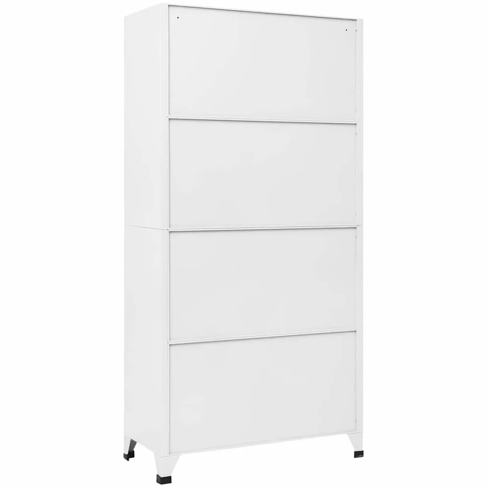 vidaXL Armadietto a 18 Scomparti in Metallo 90x40x180 cm Schedario Ufficio
