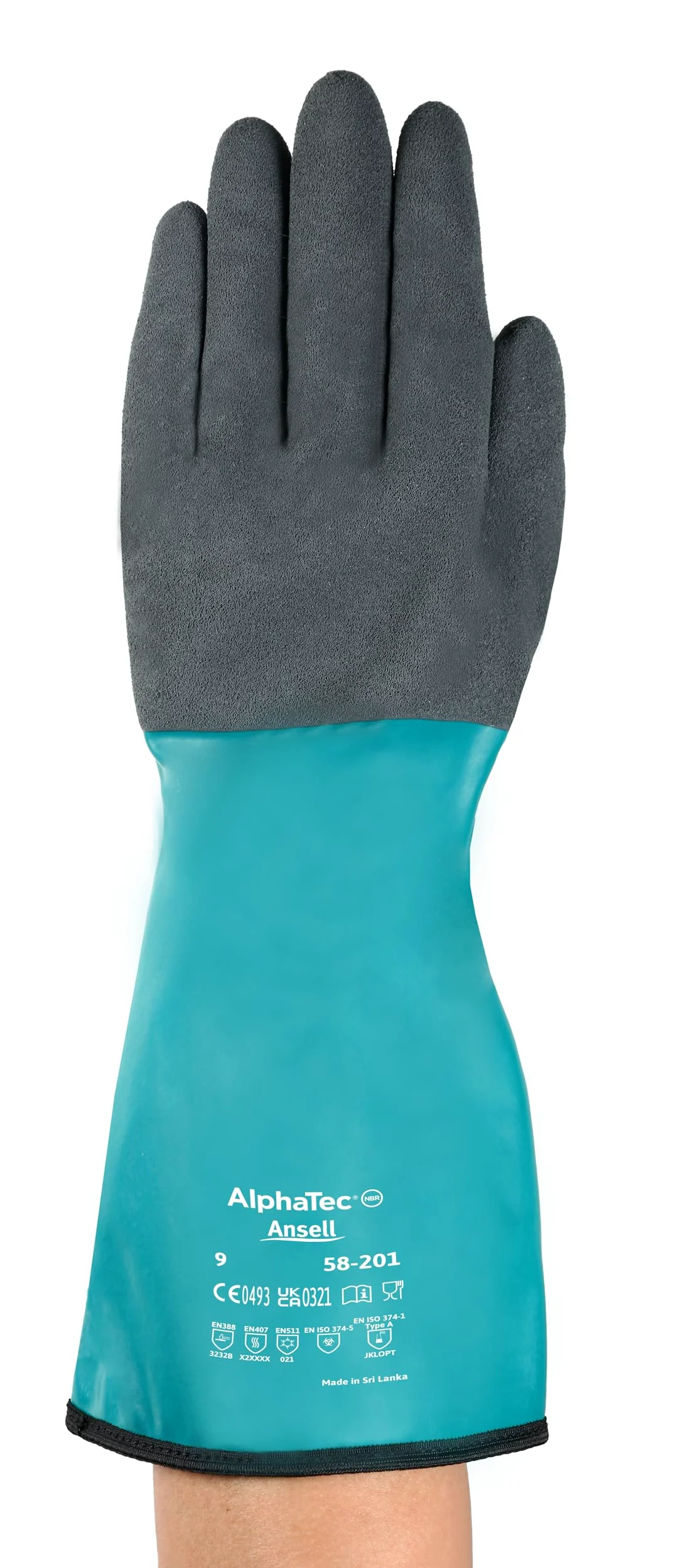 Ansell 58201 Guanti Unisex - Adulto (Pacco da 6)