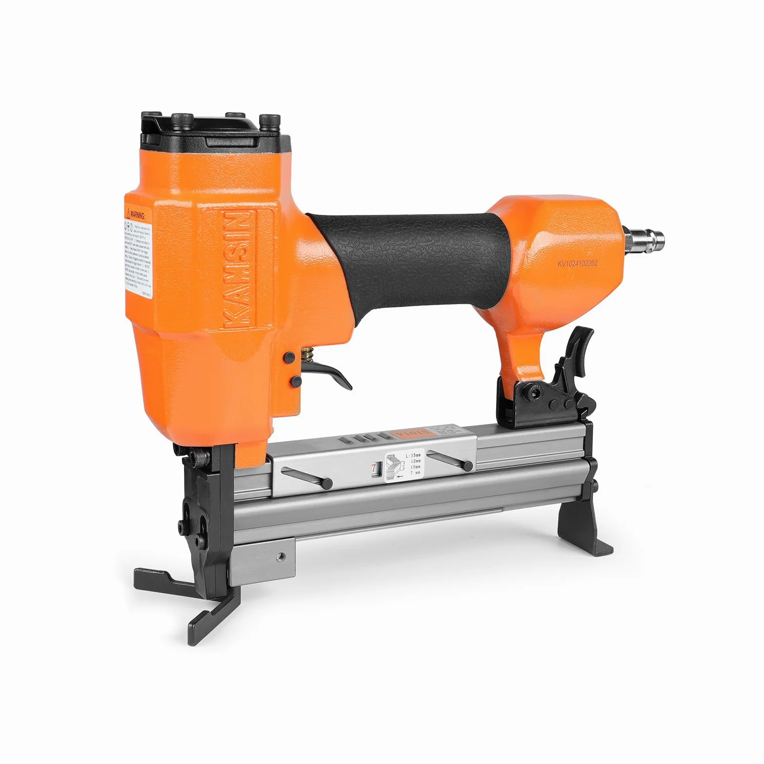 V1015 Pistola Pneumatica Professionale V-Nailer 30 Gauge per Cornici - Sparachiodi da 5/16" a 19/32" (7-15mm) per Giunzione Precisa - Ideale per Fai-da-Te e Falegnameria Professionale