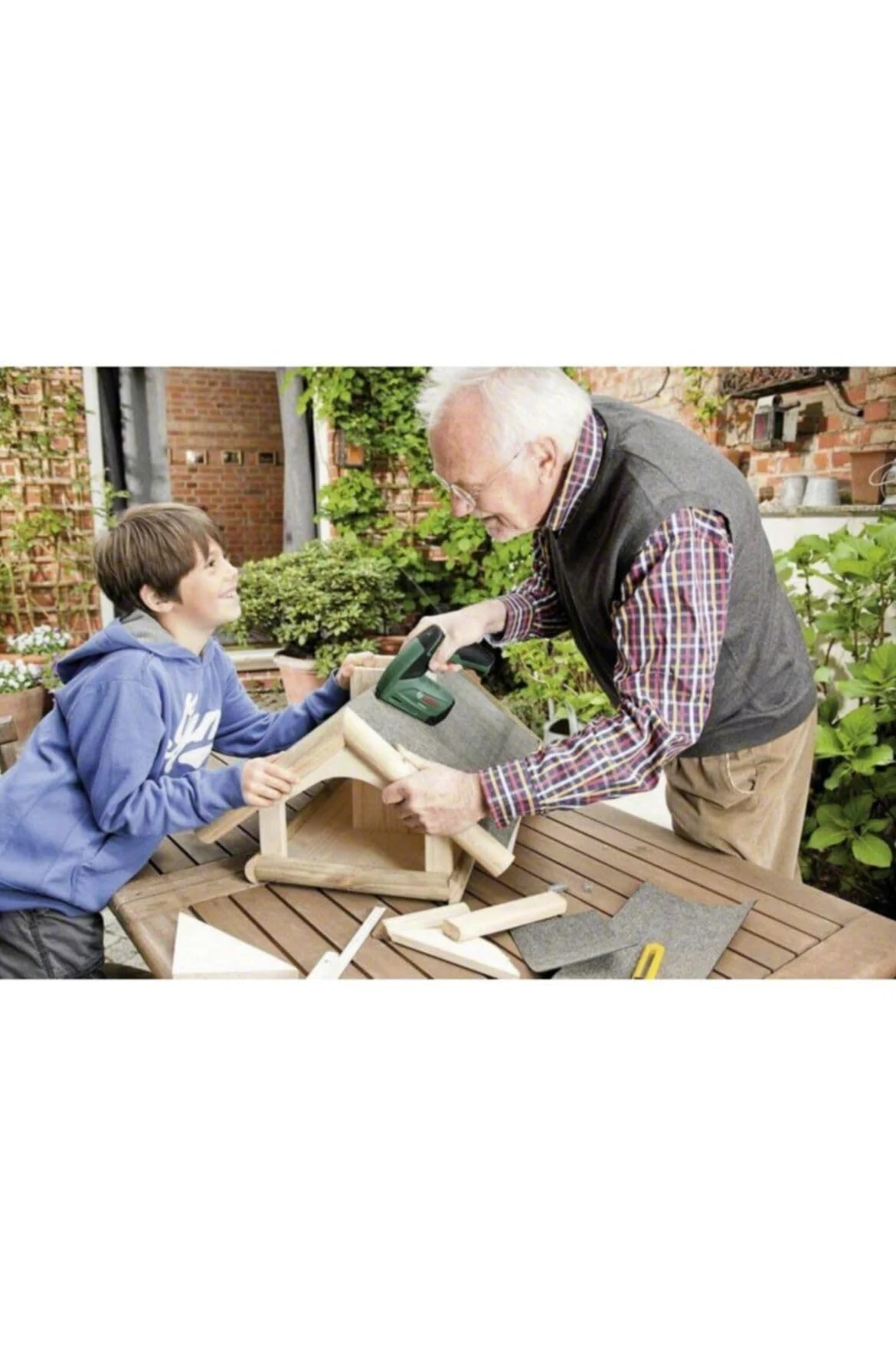 Bosch Home and Garden 603968100 PTK 3 6 LI Graffatrice a Batteria, 3.6 V, Verde