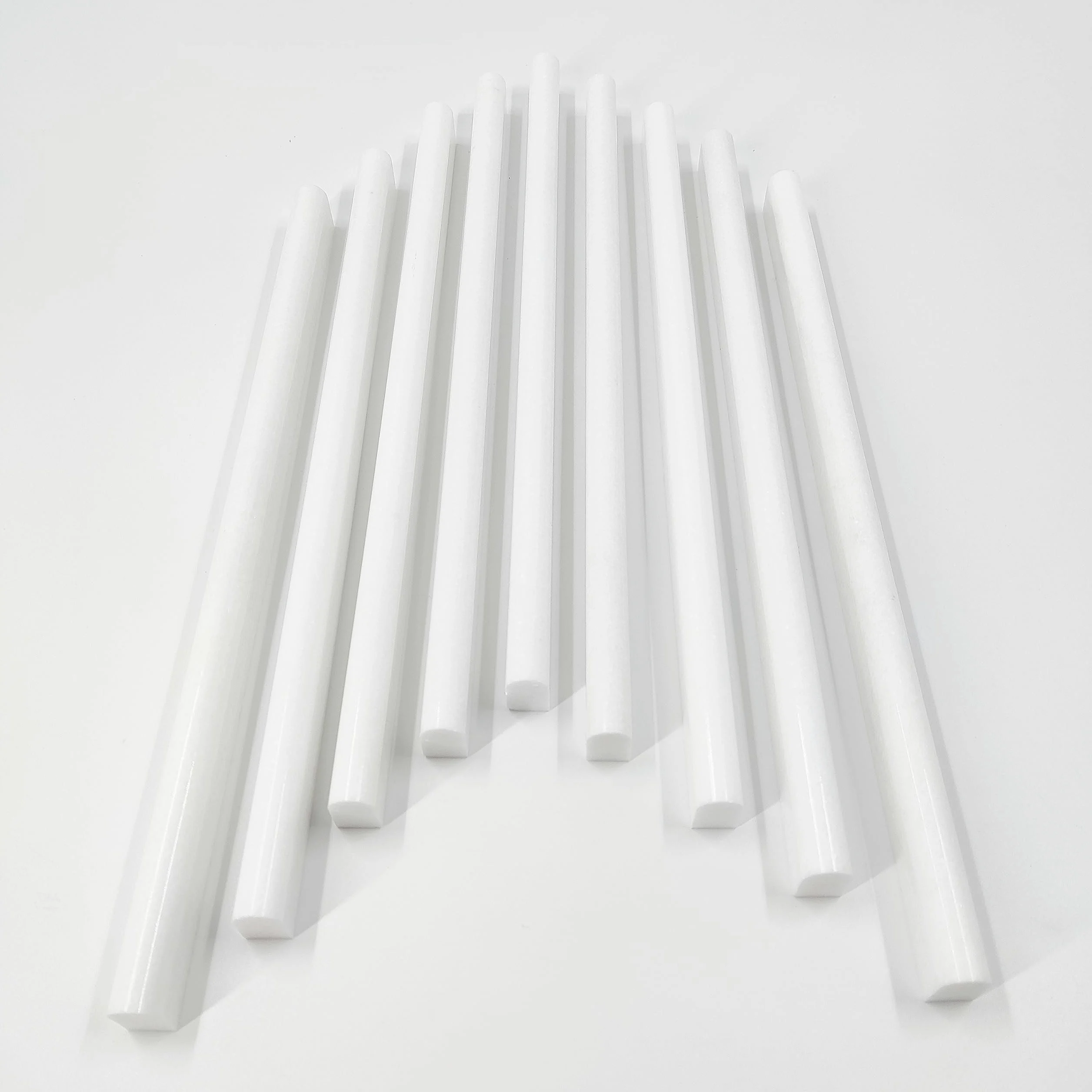 15 piastrelle greche in marmo bianco lucido, bordo da 30,5 cm, per bagno, backsplash, cucina, doccia (bianco)
