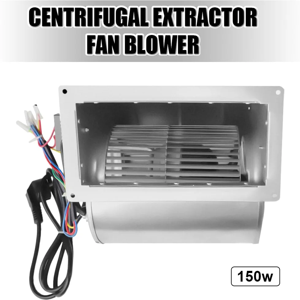 Ventilatore radiale centrifugo industriale 840 m3/h, 146 mm - centrifuga a pressione per caldaia