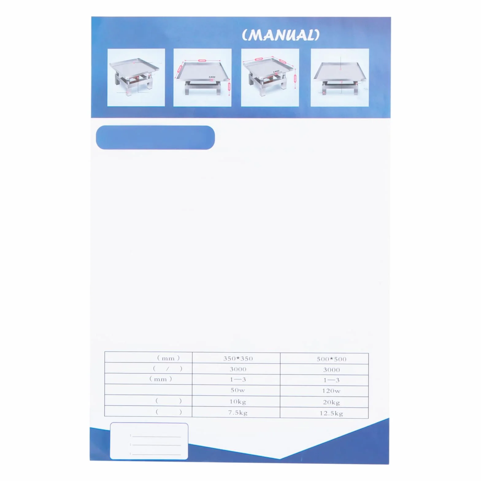 Piccola tavola vibrante per calcestruzzo, prova di vibrazione, tavolo vibrante in acciaio inox, mini tavolo da 350 x 350 cm, 220 V, 3600 giri/min, per forme di vibrazione, aumento della resistenza del