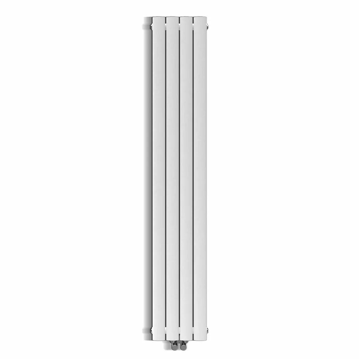 SONNI radiatore termoarreto a parete 1800 x 311 x 48 mm, termosifone a soggiorno potenza 536 W, radiatore verticare strato singolo da bagno, connessioni centrali G 1/2" - Bianco