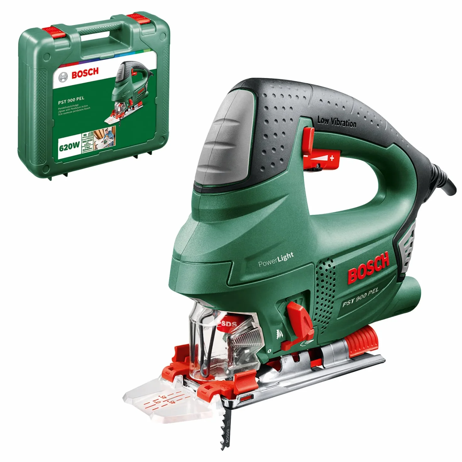 Bosch Home and Garden 06033A0200 Compact Expert Seghetto Alternativo, Verde, 620 W