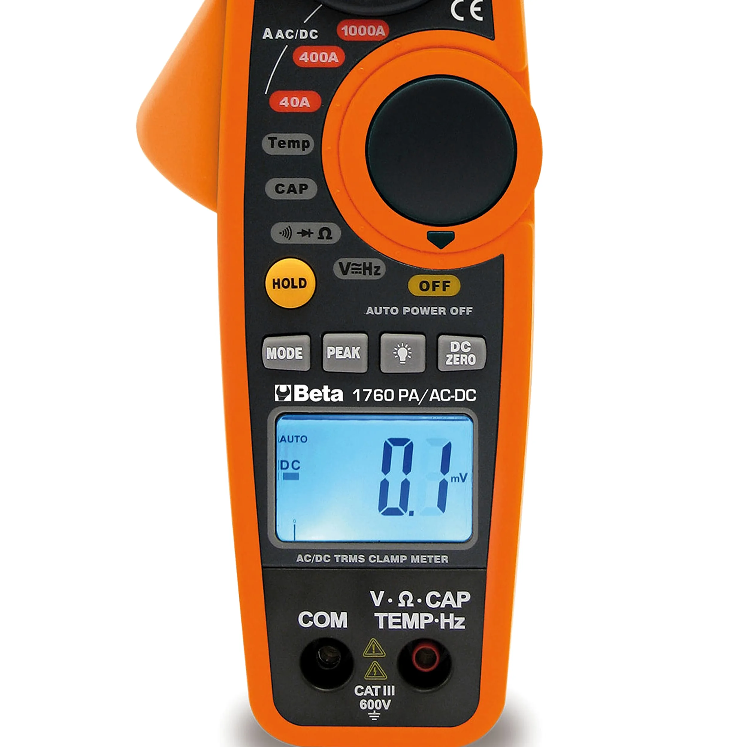 Beta Tools 1760Pa/Ac-Dc Pinza Amperometrica e Multimetro Digitale - 1 Pezzo