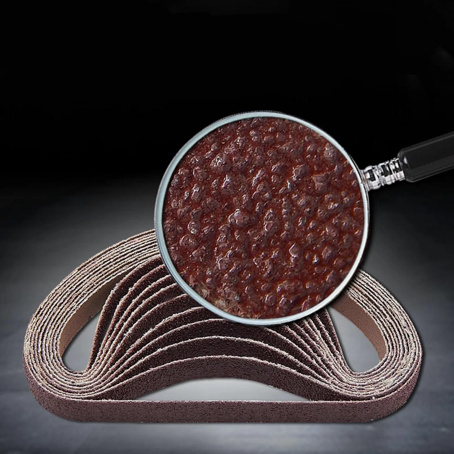 Nastri abrasivi, 10 nastri abrasivi in ​​ossido di alluminio da 762 x 25 mm, nastri abrasivi for lucidatura, levigatrice(2000#)