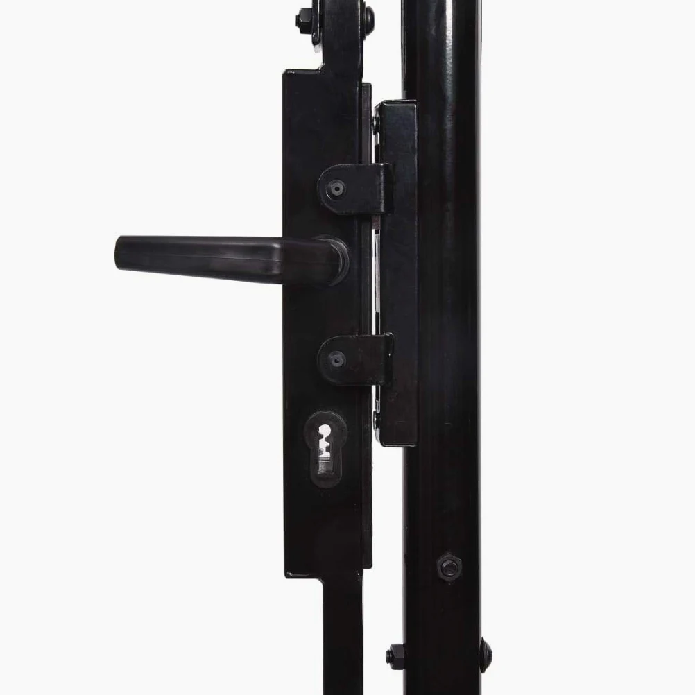 Tidyard Cancello,da Giardino,a Doppia Anta,con Punte a Lancia,in Acciaio,Nero,300x225 cm,Cacello per Recinzione,Cancello in Metallo,Cancello da Esterno,Cancello in Acciaio