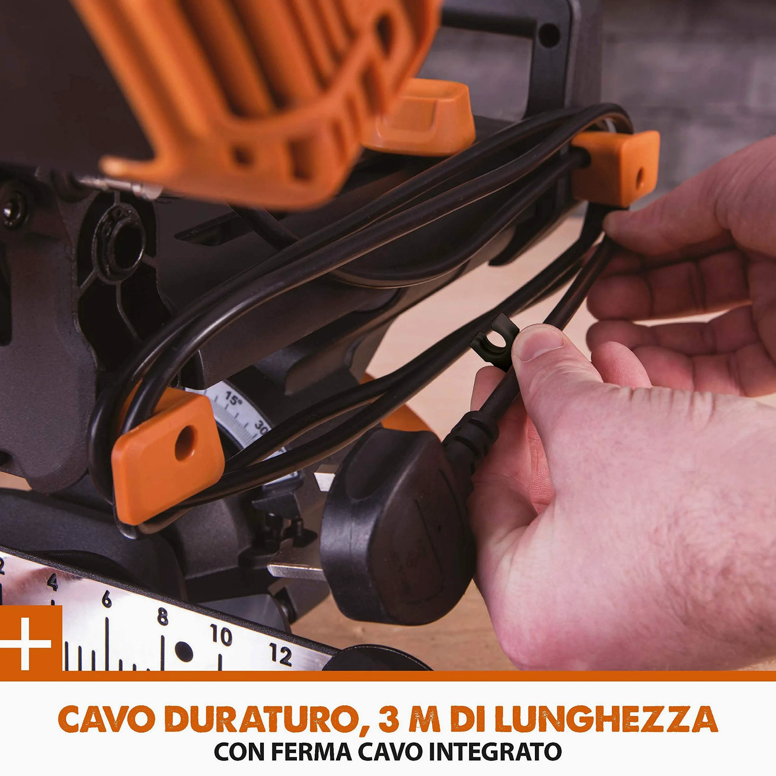 Evolution Power Tools 048-0032A R210SMS-300+ Troncatrice Radiale Scorrevole Multi-Materiale 210 mm con Pacchetto Plus, 230 V
