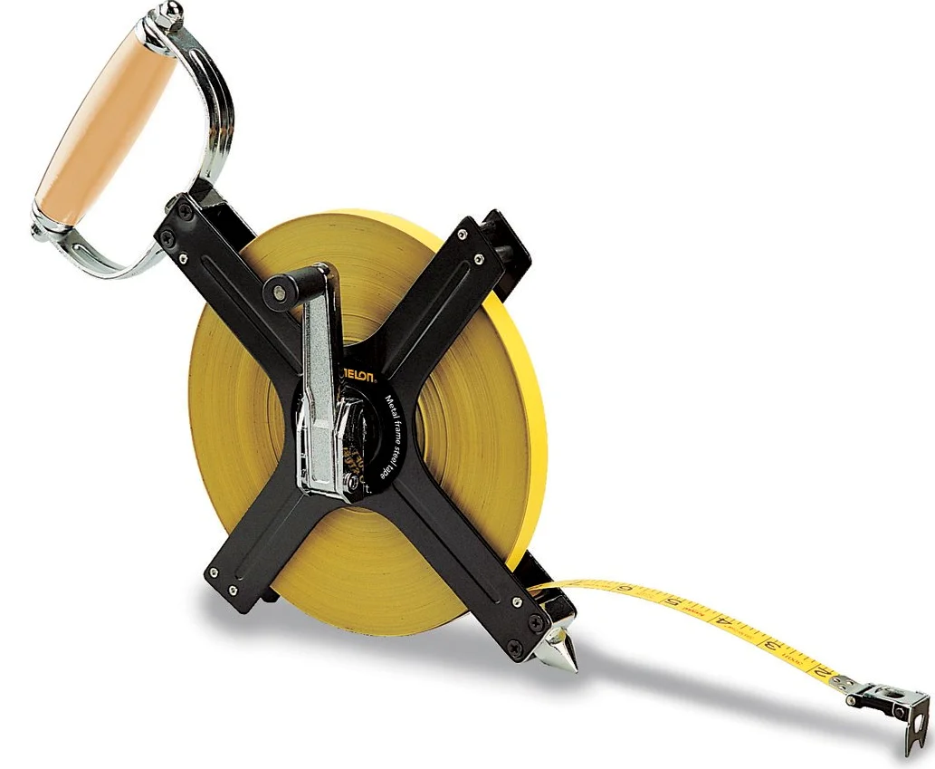 Komelon N6300 300-feet Open Reel metallo telaio lungo con nastro in acciaio