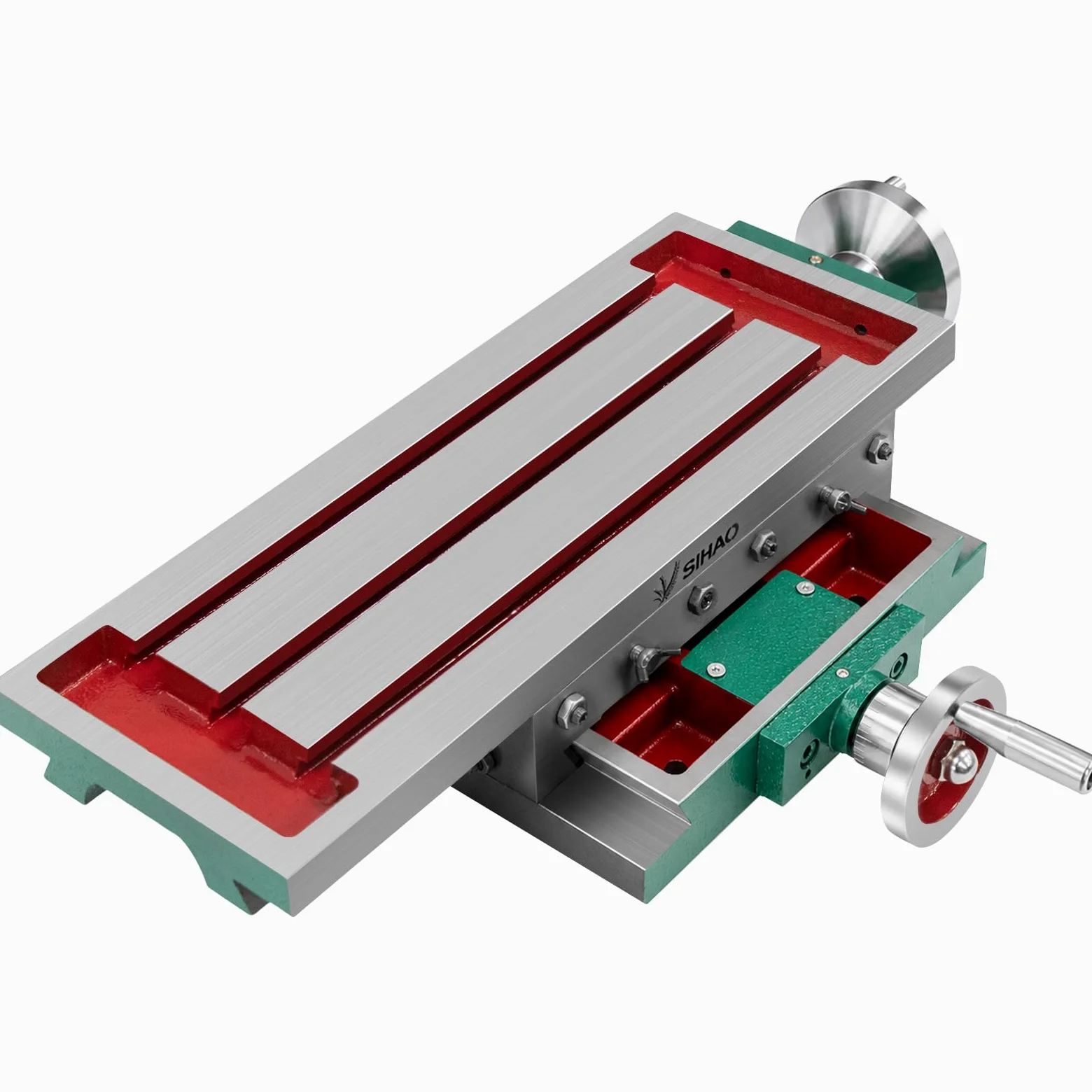 Tavolo a Croce per Fresatura in Metallo, Morsa a 2 Assi, 450 x 170 mm Tavolo da Lavoro Multifunzione, Tavolo di Coordinate per Trapano a Colonna per Foratura e Fresatura