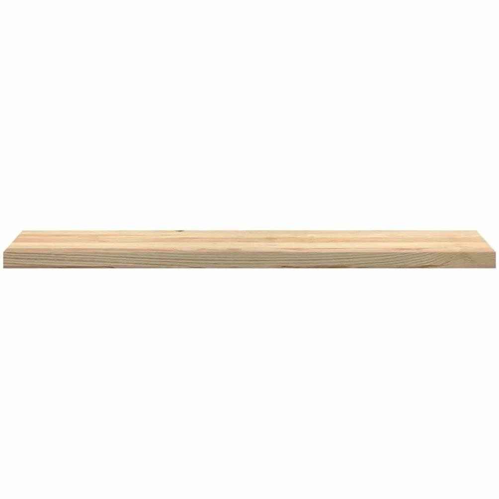 Gecheer Davanzali 2 pz Non Trattati 120x30x2cm Legno Massello di Rovere