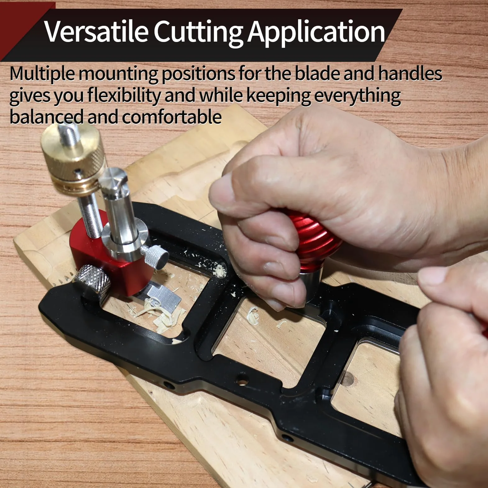 Router Plane Versatile Taglio Strumento Manuale Lavorazione Del Legno Finitura Liscia Aereo Portatile per Pulizia o Estensione Fondo Delle Scanalature Rabbet