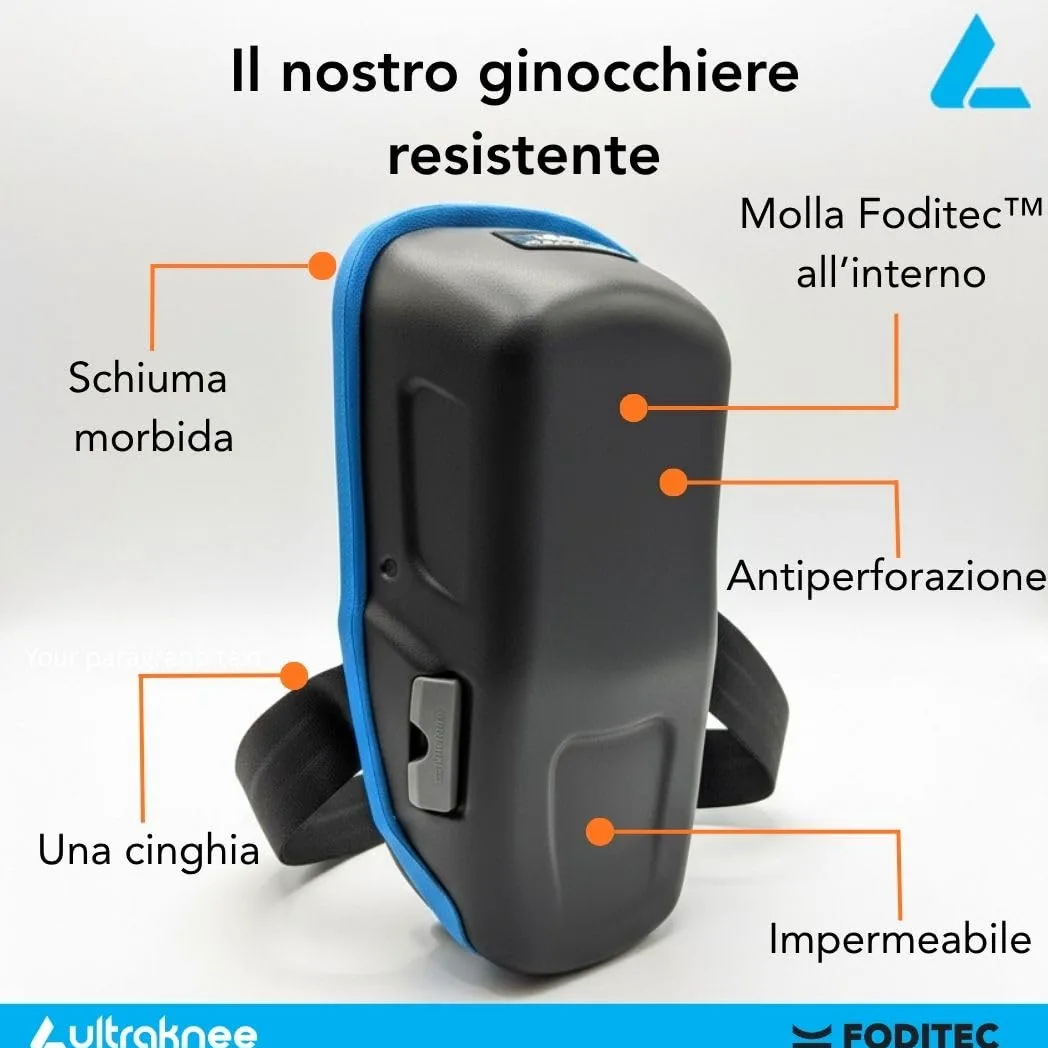 Hammock 2 | Ginocchiere da Lavoro Professionali per Cantiere & Giardinaggio | Protezione Ginocchia | Ergonomiche | Resistenti | Ginocchiere per Pantaloni da Lavoro