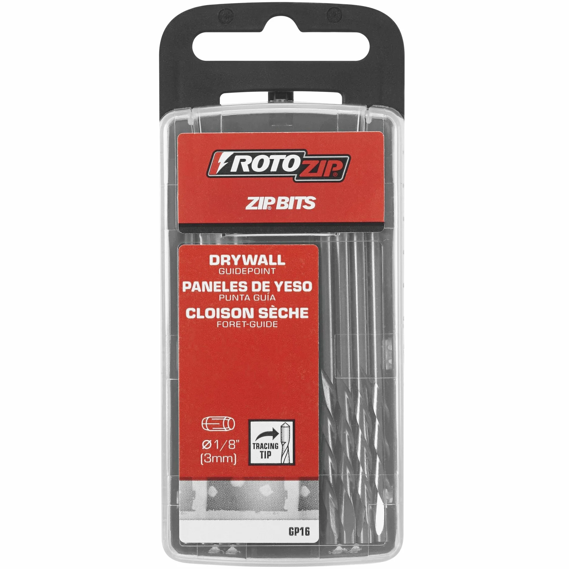Roto zip GP16 1/20,3 cm guide Point Drywall cutting zip bit, pezzi