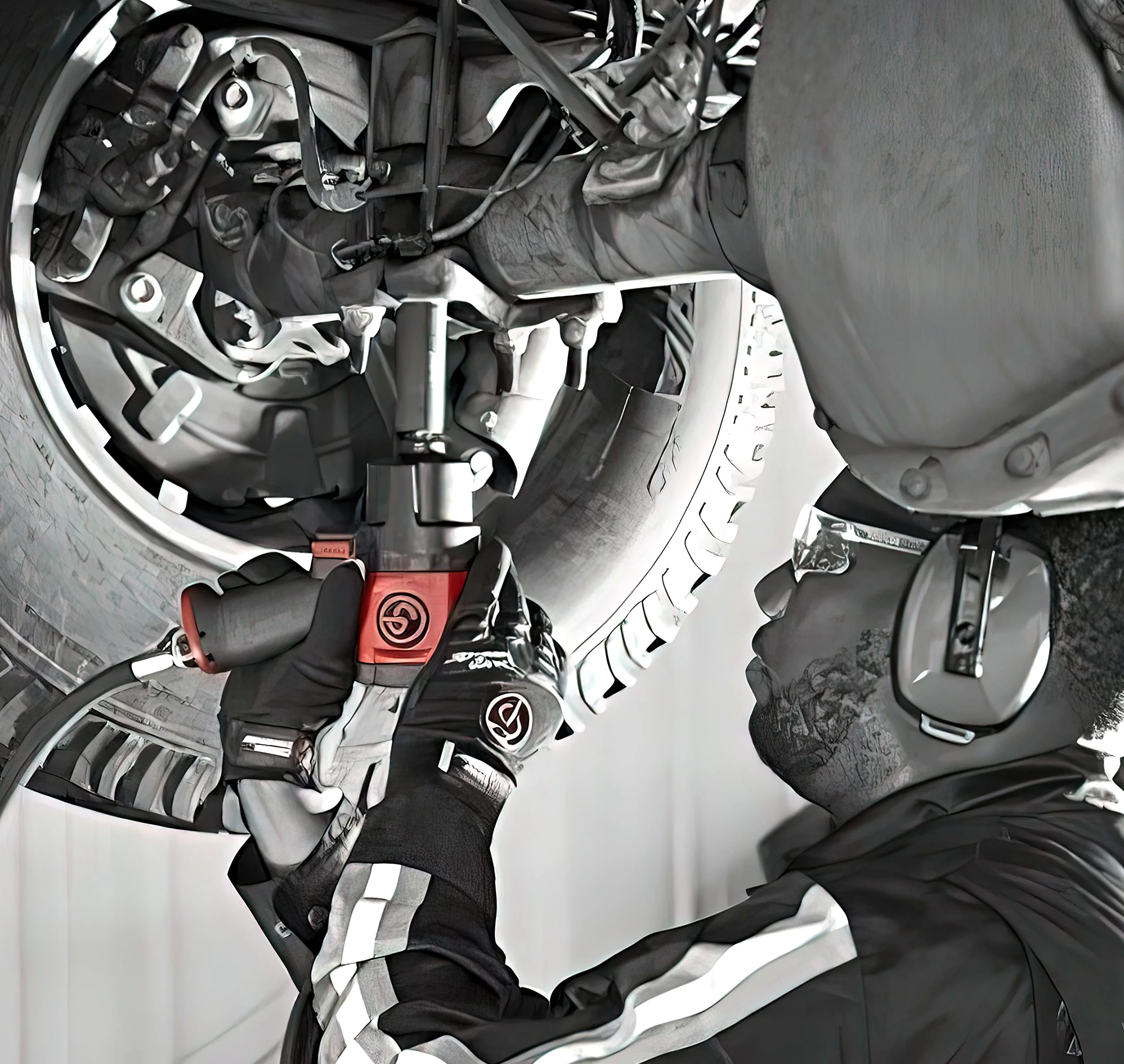 Chicago Pneumatic - CP7748-1/2 Pneumatico Avvitatore Meccanismo: Doppio martello, Rosso,- 1300 Nm