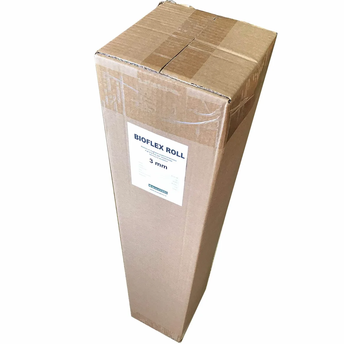 BioFlex Roll - Rotolo in sughero supercompresso a grana fine per isolamento termico e acustico - Dimensioni 1x10m - Spessori 2-3-5-10mm (10 mm - conf. da 10 mq)