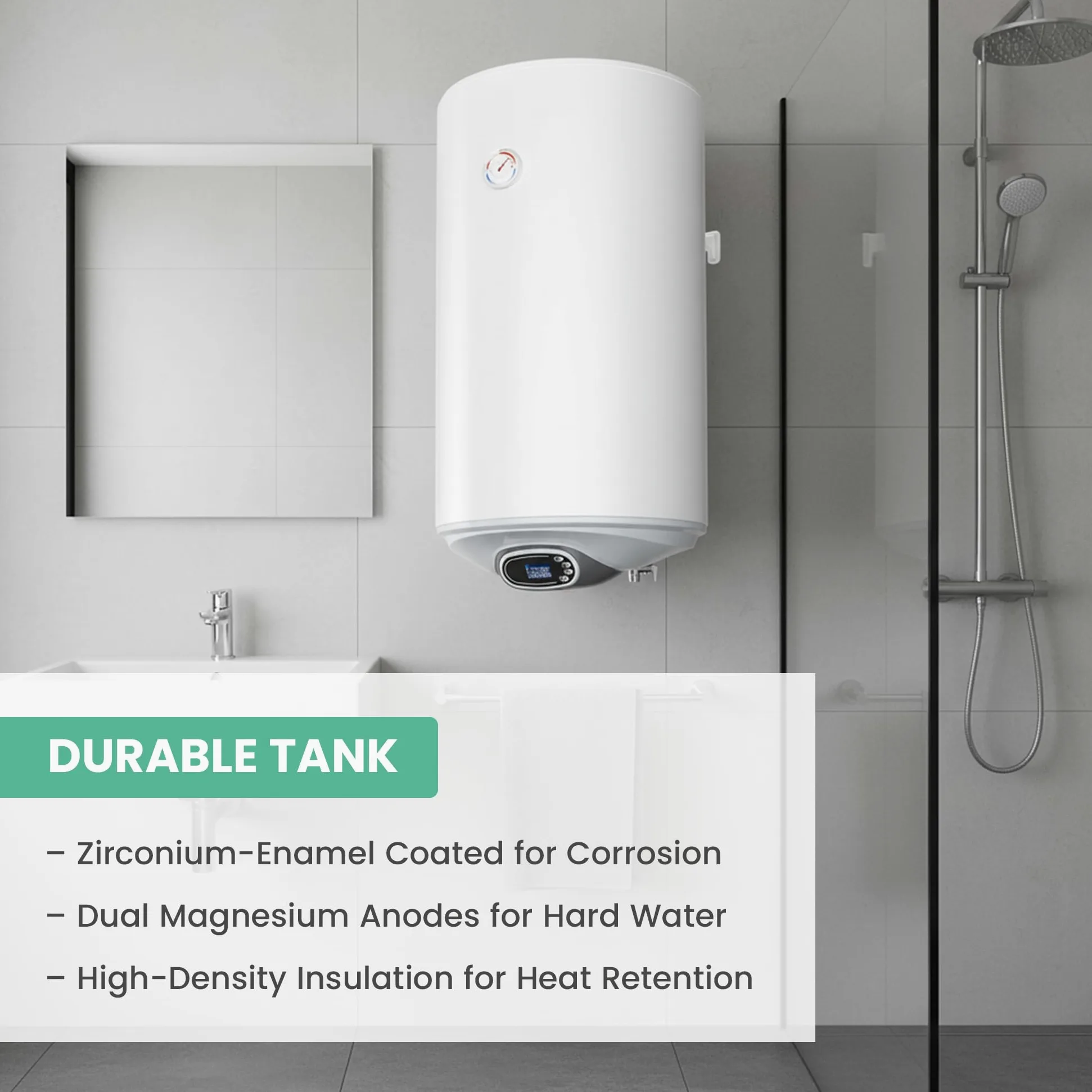 ELDOM FAVOURITE 80 litri serbatoio acqua calda 2 kW Electronic Control Wi-Fi