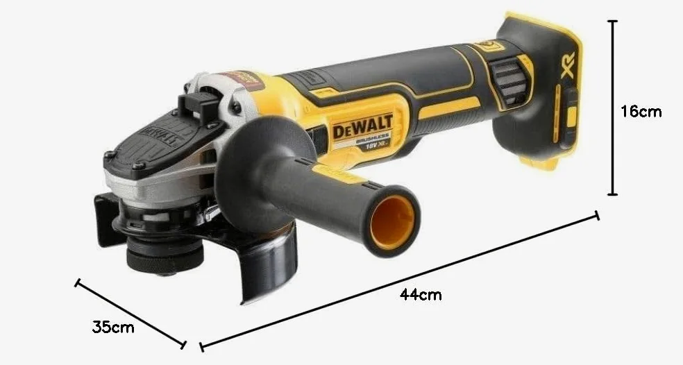 DEWALT Smerigliatrice angolare 125mm. Motore BRUSHLESS, DCG405P2-QW