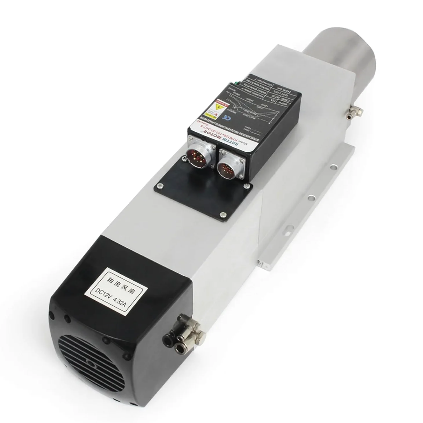 RATTMMOTOR CNC 4,5 KW, mandrino di raffreddamento ad aria, ATC, motore automatico cambio utensili, BT30,220 V, mandrino di fresatura ad aria, 24000 giri/min, 800 Hz per fresatura CNC