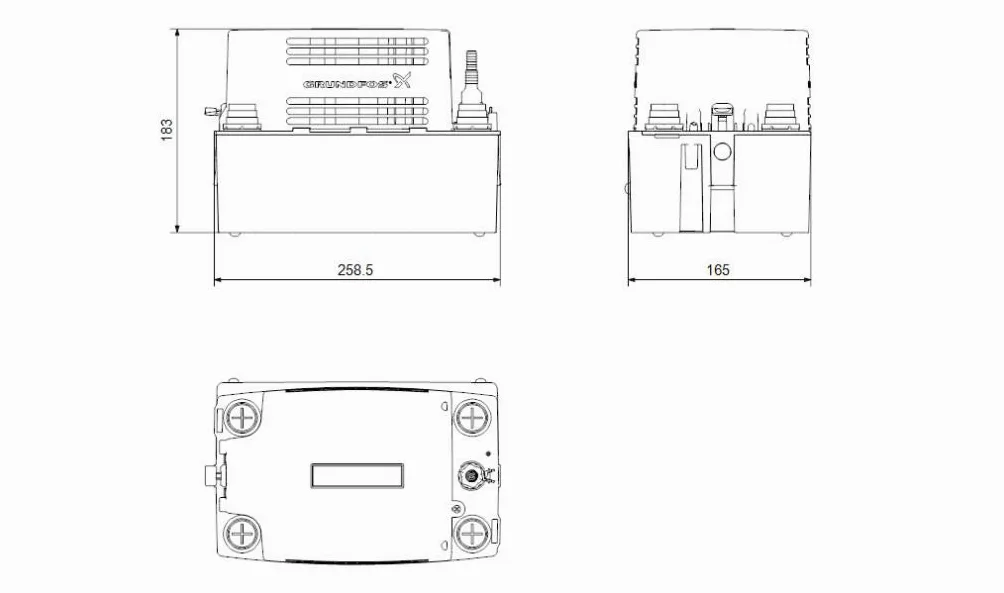 Grundfos conlift – Pompa evacuazione condensa conlift1