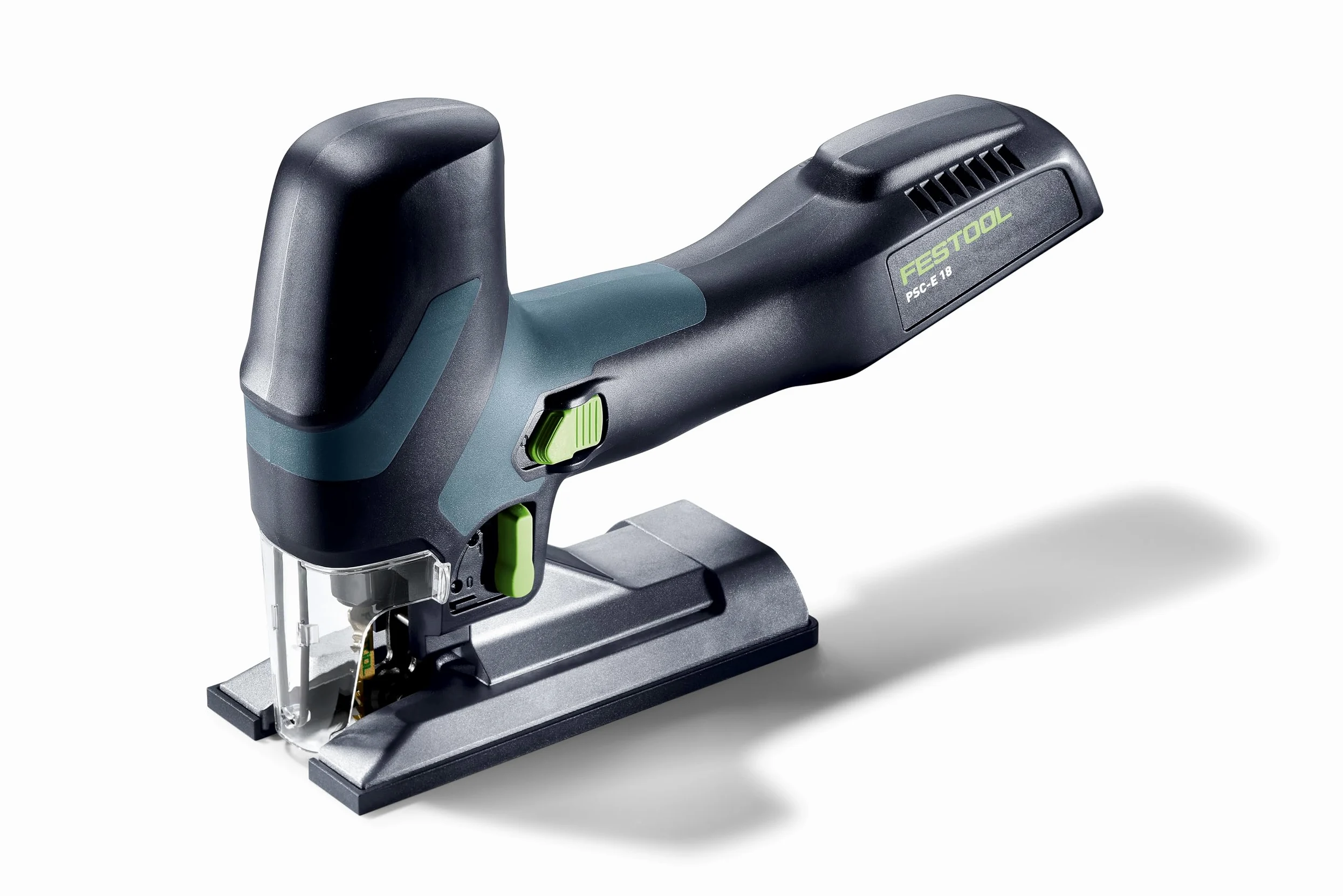 Festool Seghetto Alternativo a Batteria PSC-E 18 EB-Basic, 23mm Corsa, Batteria 18V, Leggero 1,7kg