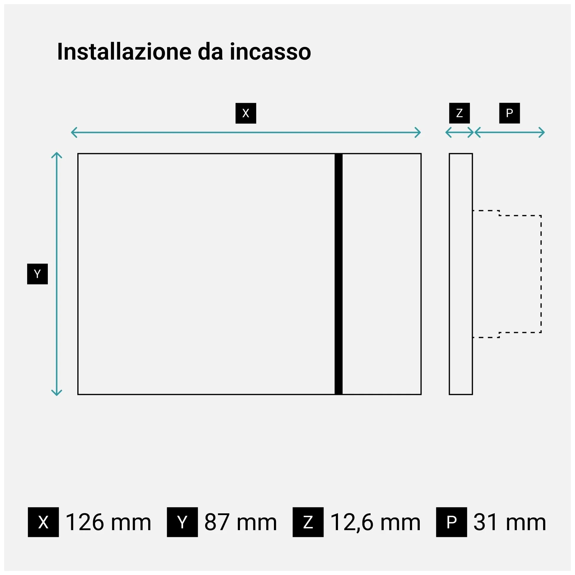 BTICINO SXW8002 Termostato WiFi Smarther2 with Netatmo, Termostato Caldaia da Incasso, Controllo anche da Remoto con App, Alexa, Google Assistant, Apple HomeKit, Programmabile, Risparmio Energetico