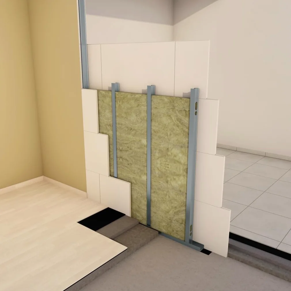 FUTURAZeta Lana di Roccia Isolamento Termico 9 Pannelli Isolanti Termici per Interni Antimuffa con Spessore 40mm, Pannelli Fonoisolanti per Isolamento Acustico, Pannelli 1200 x 600 mm (mq. 6,48)