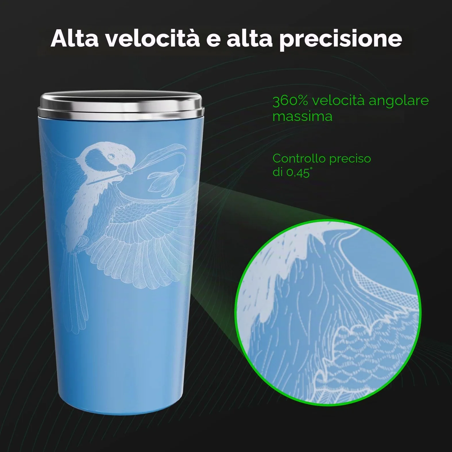 xTool RA2 Pro 4 in 1, Rotatore Laser per xTool S1/M1 Ultra/ F1 Ultra/F1/P2/D1 Pro, Mandrino Laser a Tamburo Rotante, Incisione di Oggetti Cilindrici, Bicchieri da Vino, Anelli, Sfere, Accessorio