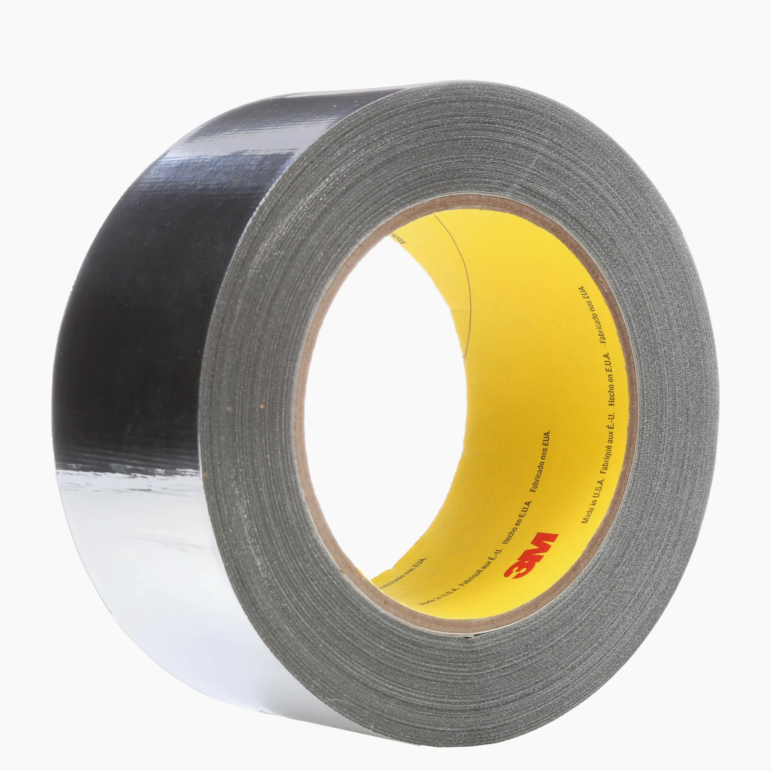 3M Nastro Adesivo Alluminio Tessuto di Vetro 363, 25.4 mm X 33 m, 0.2 mm, Argento, 36 Pezzi
