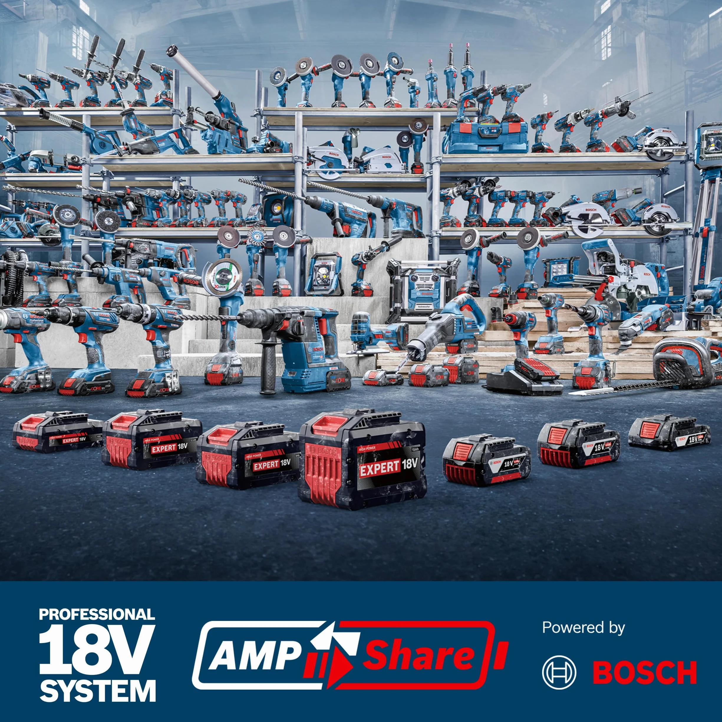 Bosch Professional 18V System Caricabatteria multiplo GAL 18V6-8 (incl. corrente di carica della batteria: 8A, incl. adattatore L-BOXX, senza batteria)