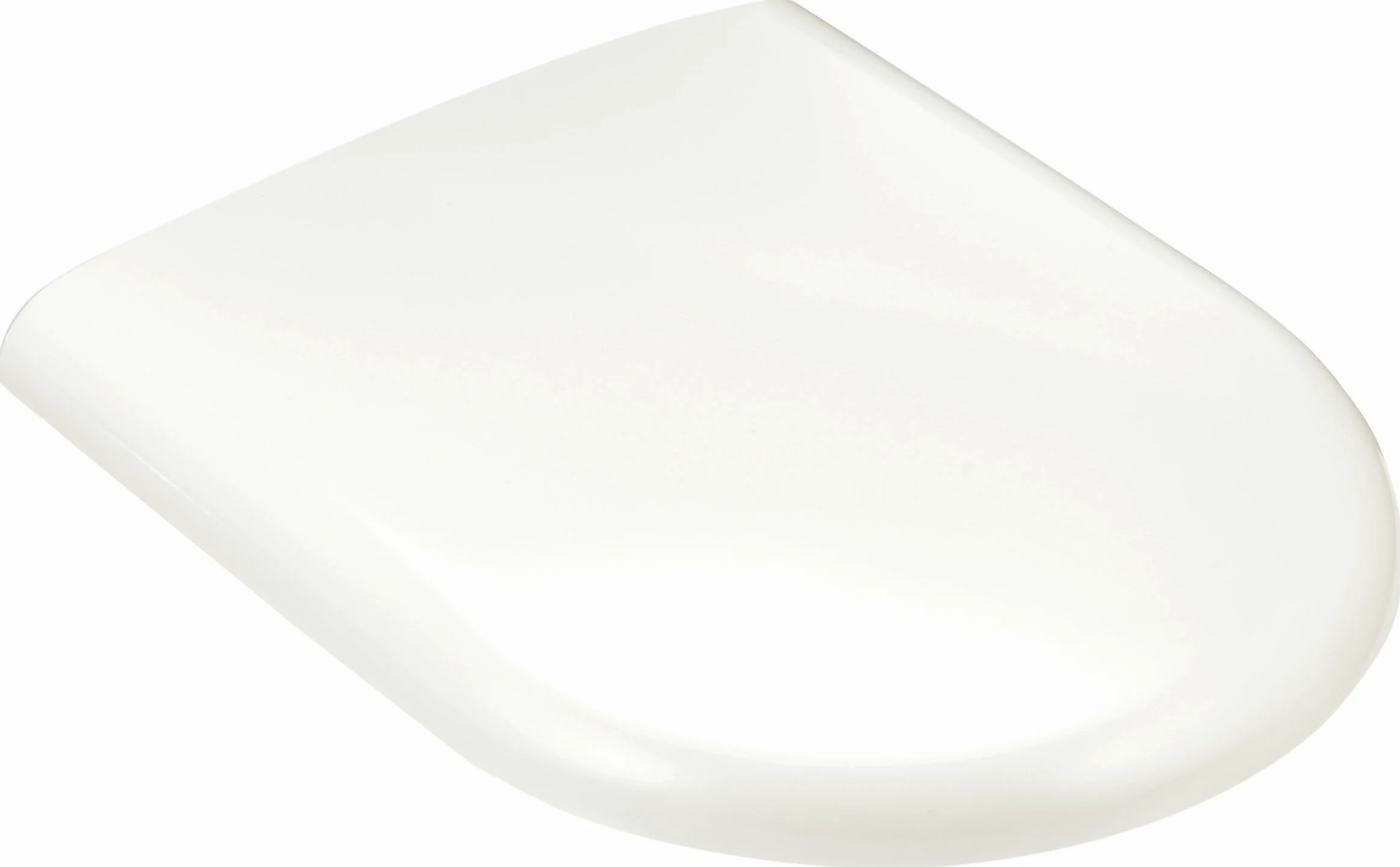 Ideal Standard - Esedra, Copriwater originale dedicato in Duroplast, Tavoletta avvolgente compatibile da 355x425x6 mm, Copri wc avvolgente termoindurente con chiusura standard, T627701, Bianco