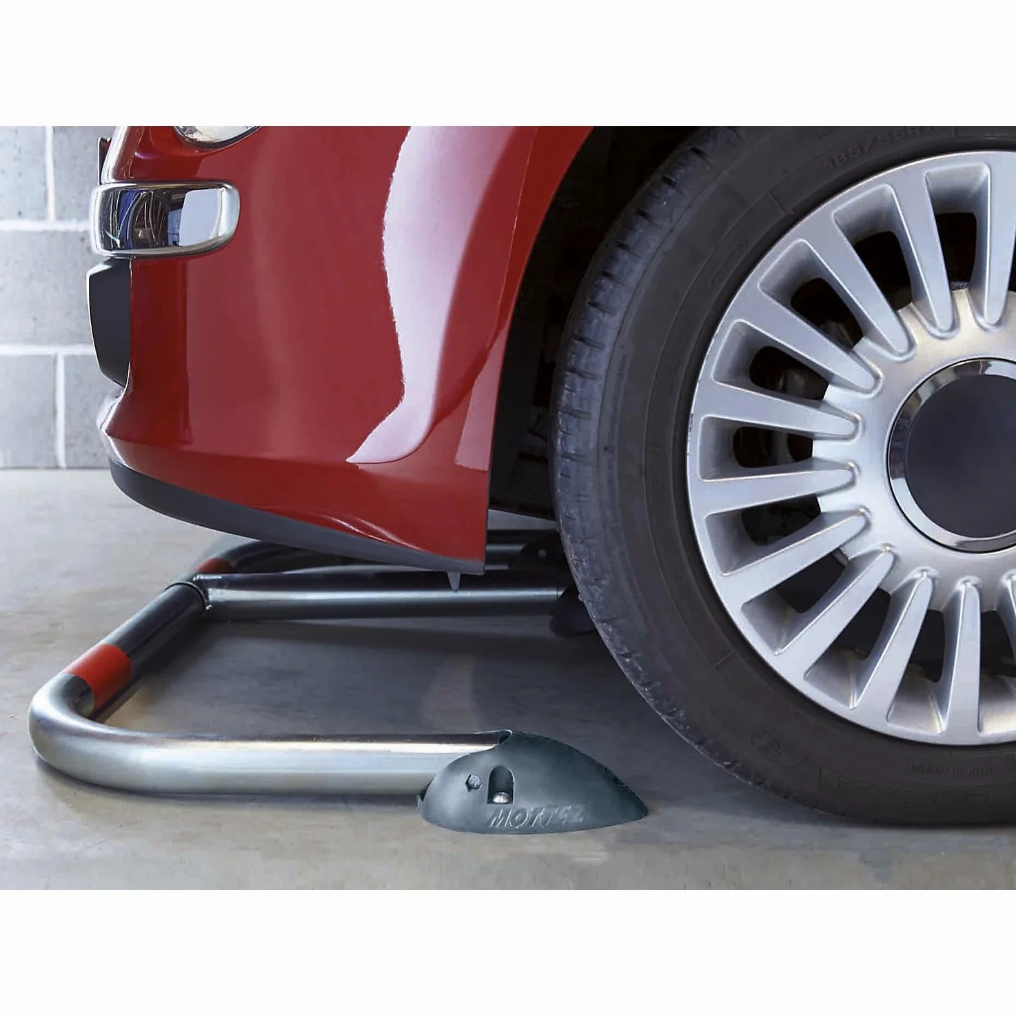 Mottez B302C - Barriera di parcheggio, design reclinabile