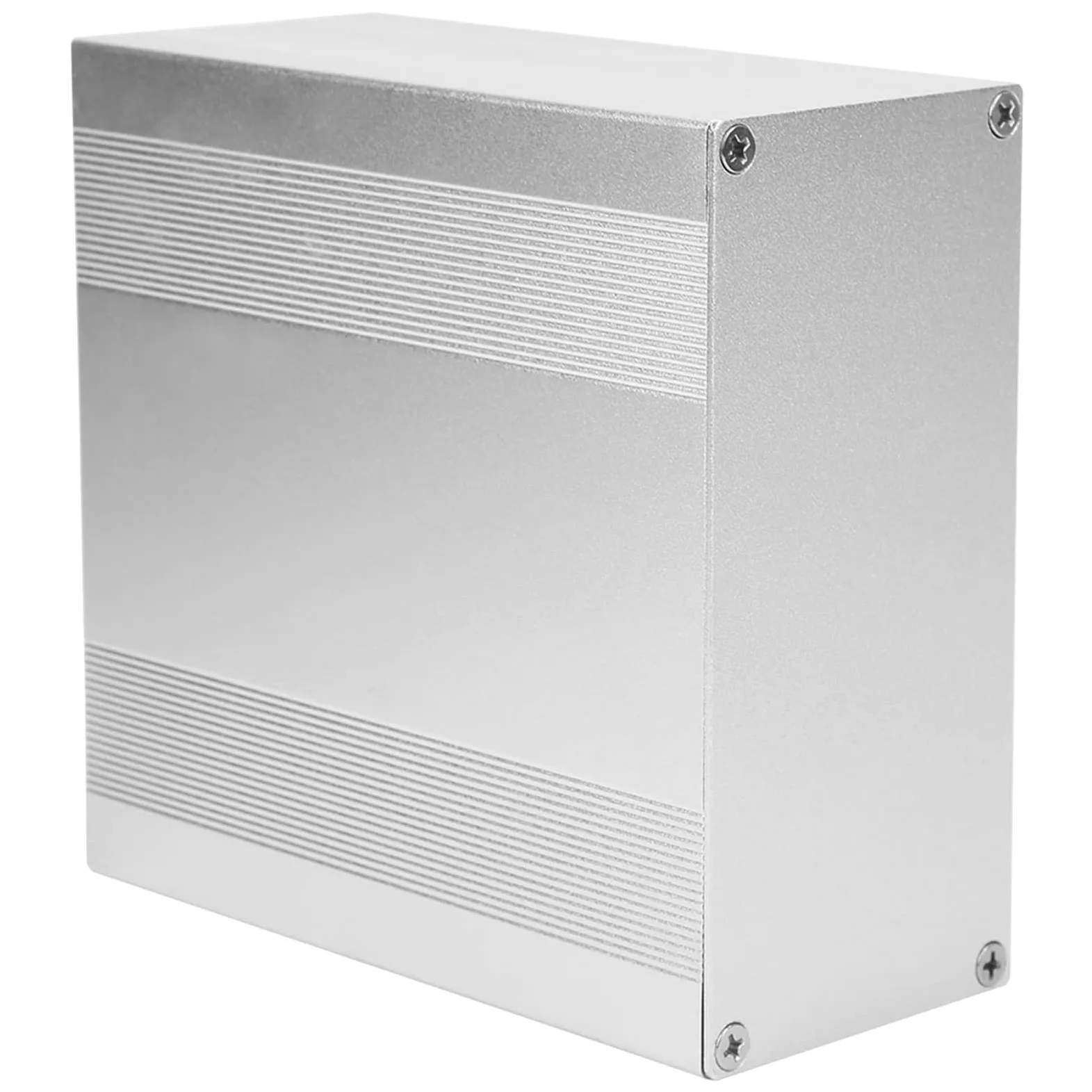 Custodia in Alluminio, 68 X 145 X 150 Mm, Custodia Amplificatore HIFI, Prestazioni del Segnale di Schermatura, Stampaggio Integrato Pressofuso con Superficie Ossidata, Utilizzo