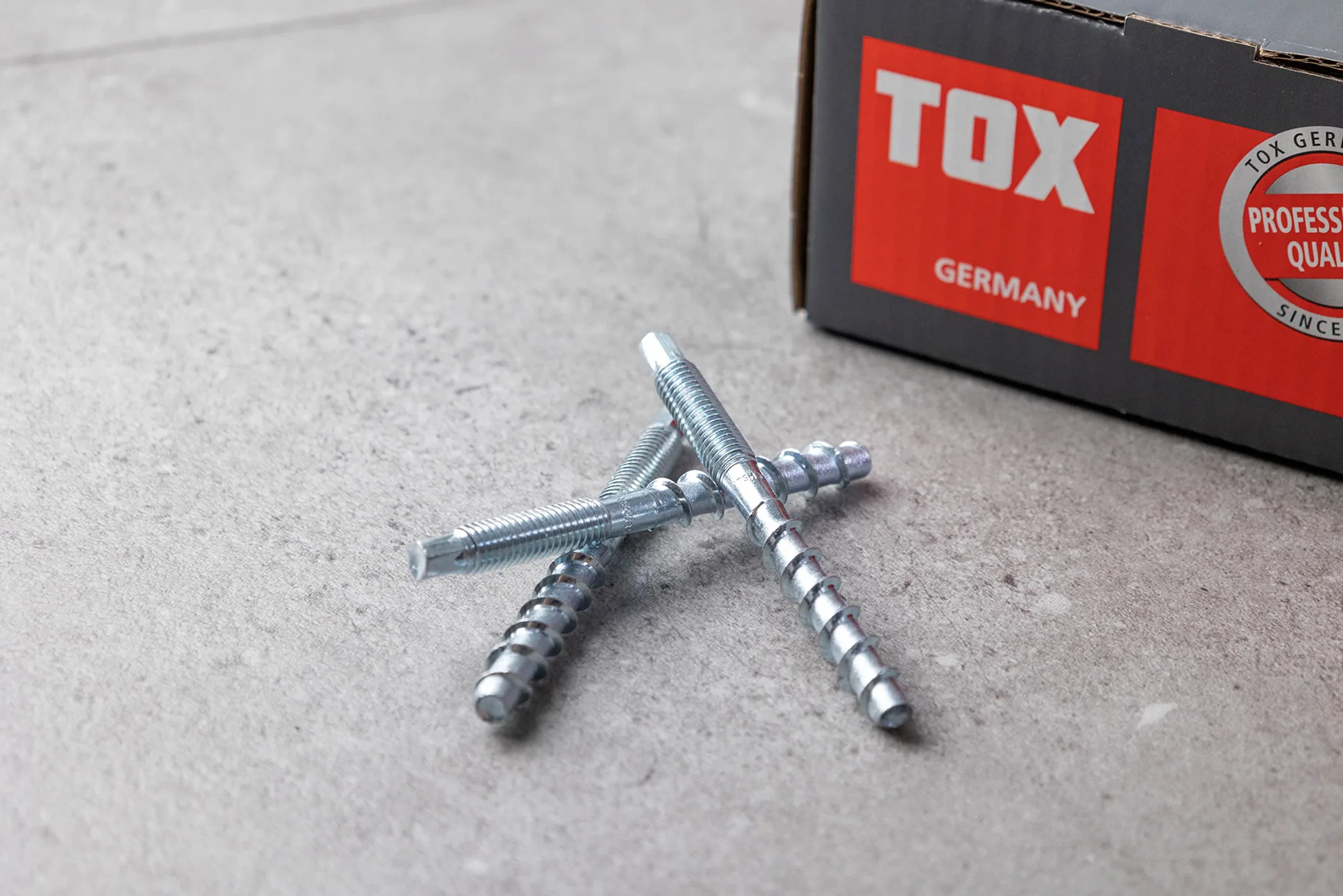 TOX Ancoraggio a vite Sumo Max 1 AG A4 10x140 mm, con filettatura di connessione M10, acciaio inox A4 per diverse profondità di installazione, approvato dalle autorità edilizie, 50 pezzi, 041171551