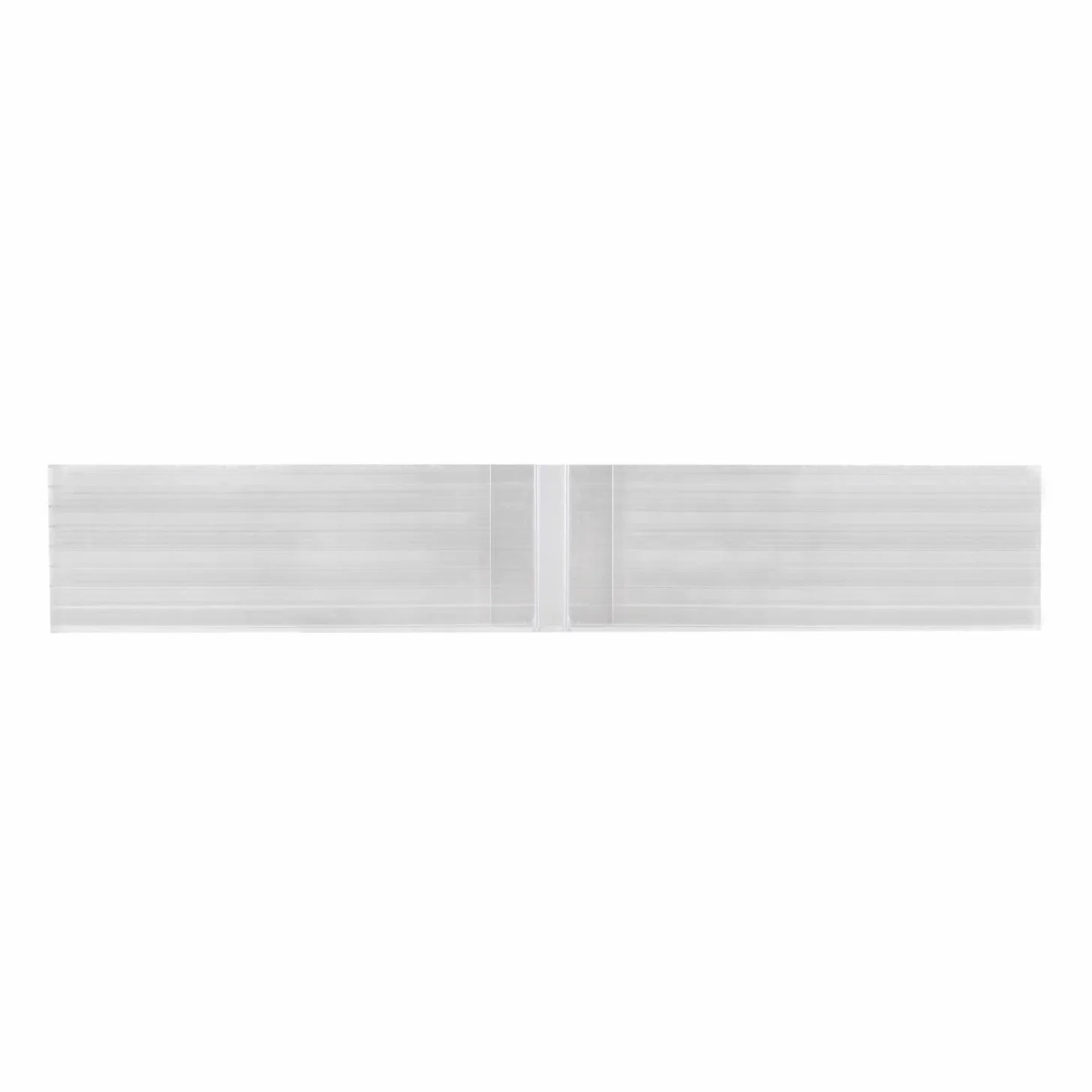 Lastra Policarbonato Alveolare 3000x1050 mm Spessore 16 mm 5X Pareti Trasparente
