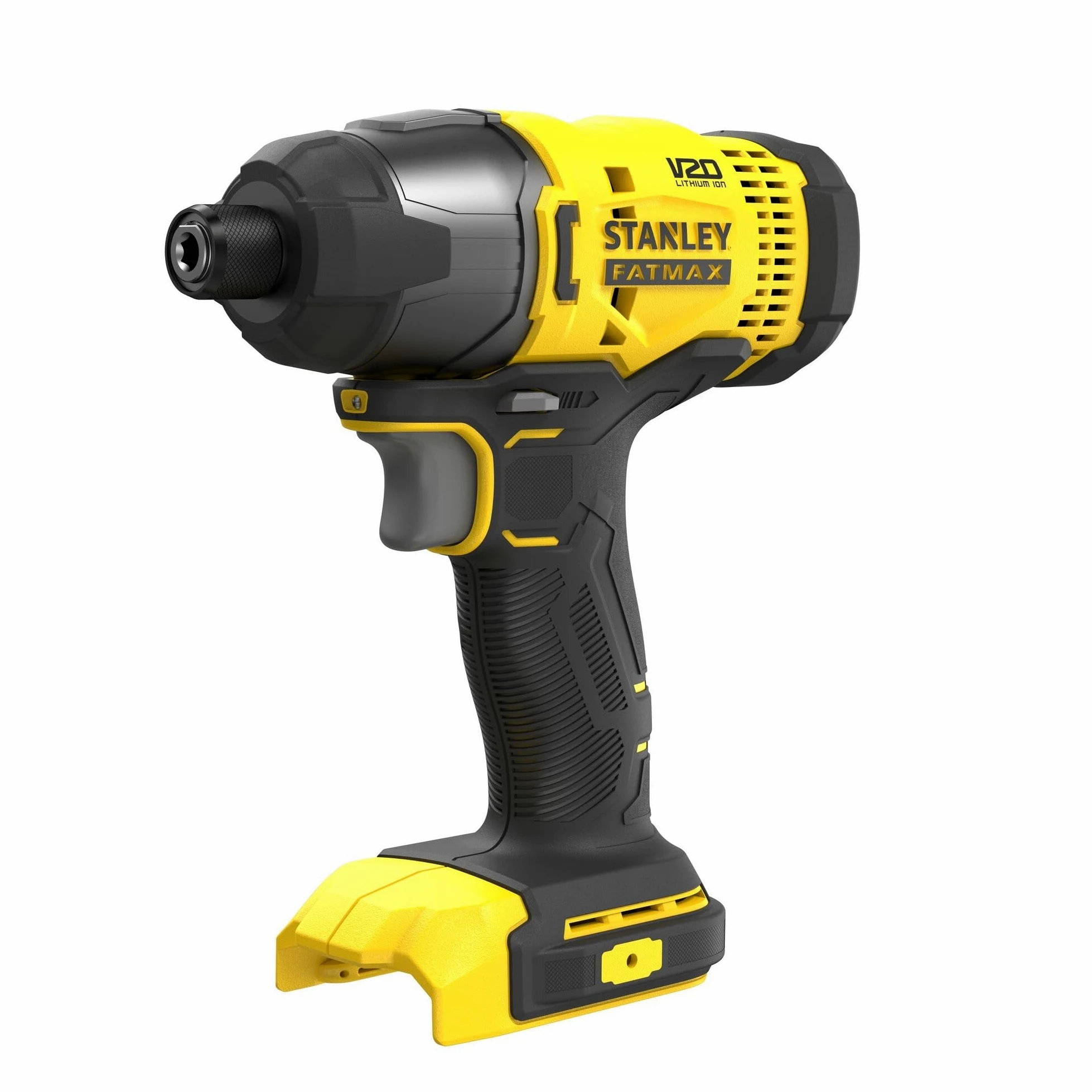 STANLEY FATMAX SFMCK465D2S-QW , Kit batteria Stanley Fatmax V20 18 V - trapano a percussione a batteria, avvitatore a percussione a batteria, 2 batterie al litio da 2,0 Ah, 1 caricatore, borsa