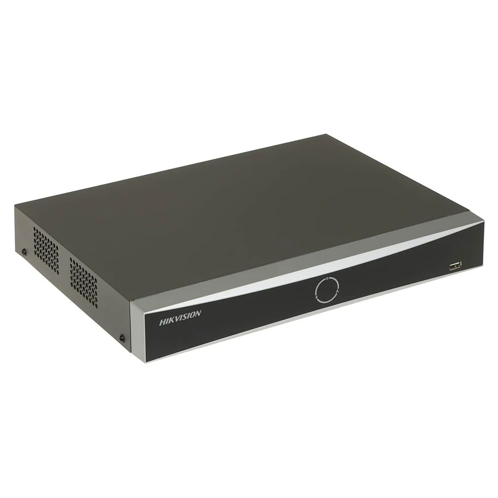 Hikvision DS-7616NXI-K1 - Registratore professionale a 16 canali H.265+/H.265/H.264+/H.264, VGA, HDMI, capacità del disco rigido da 10 TB, riconoscimento facciale e analisi