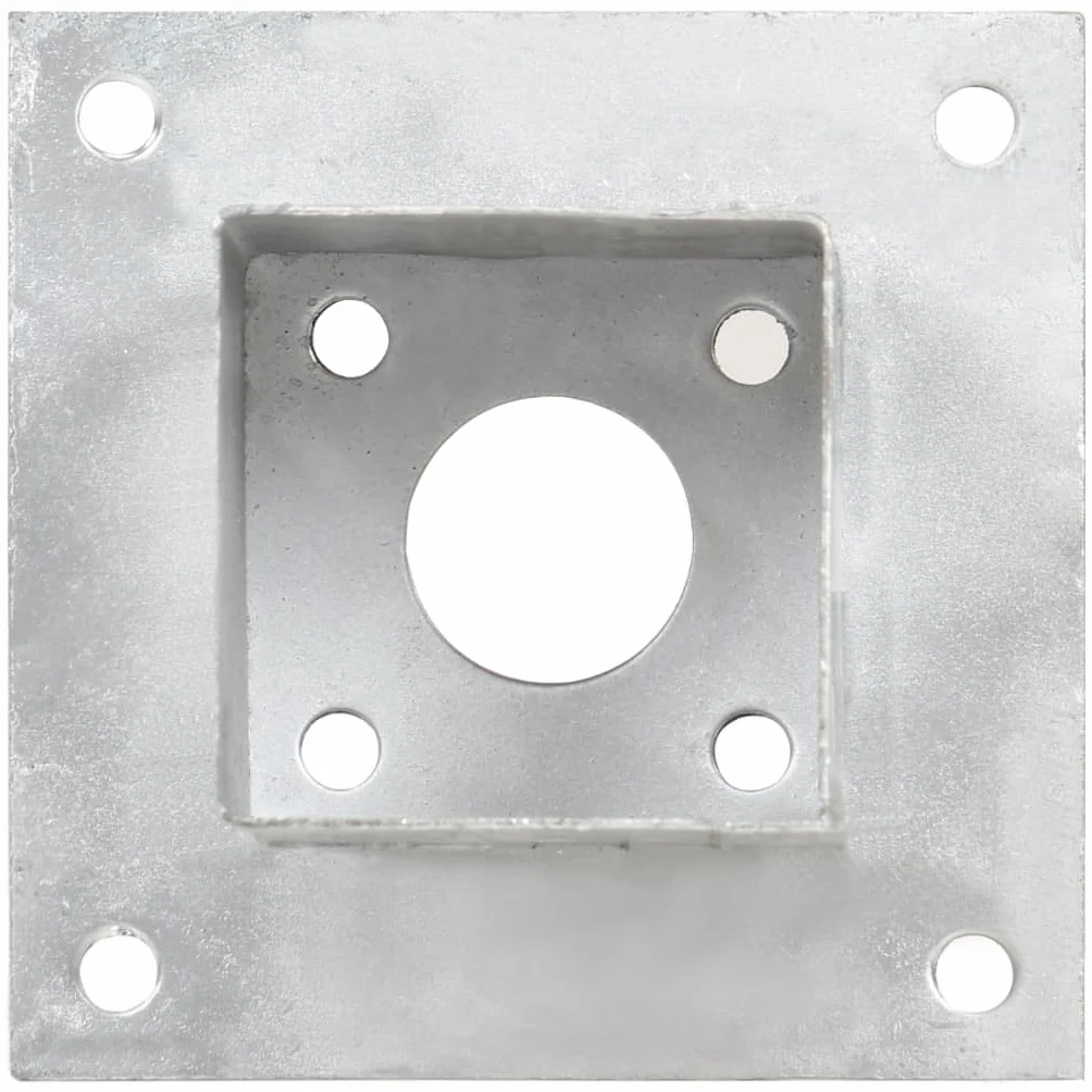 Pfostenanker 4 Stk. Verzinktes Metall 71 mm